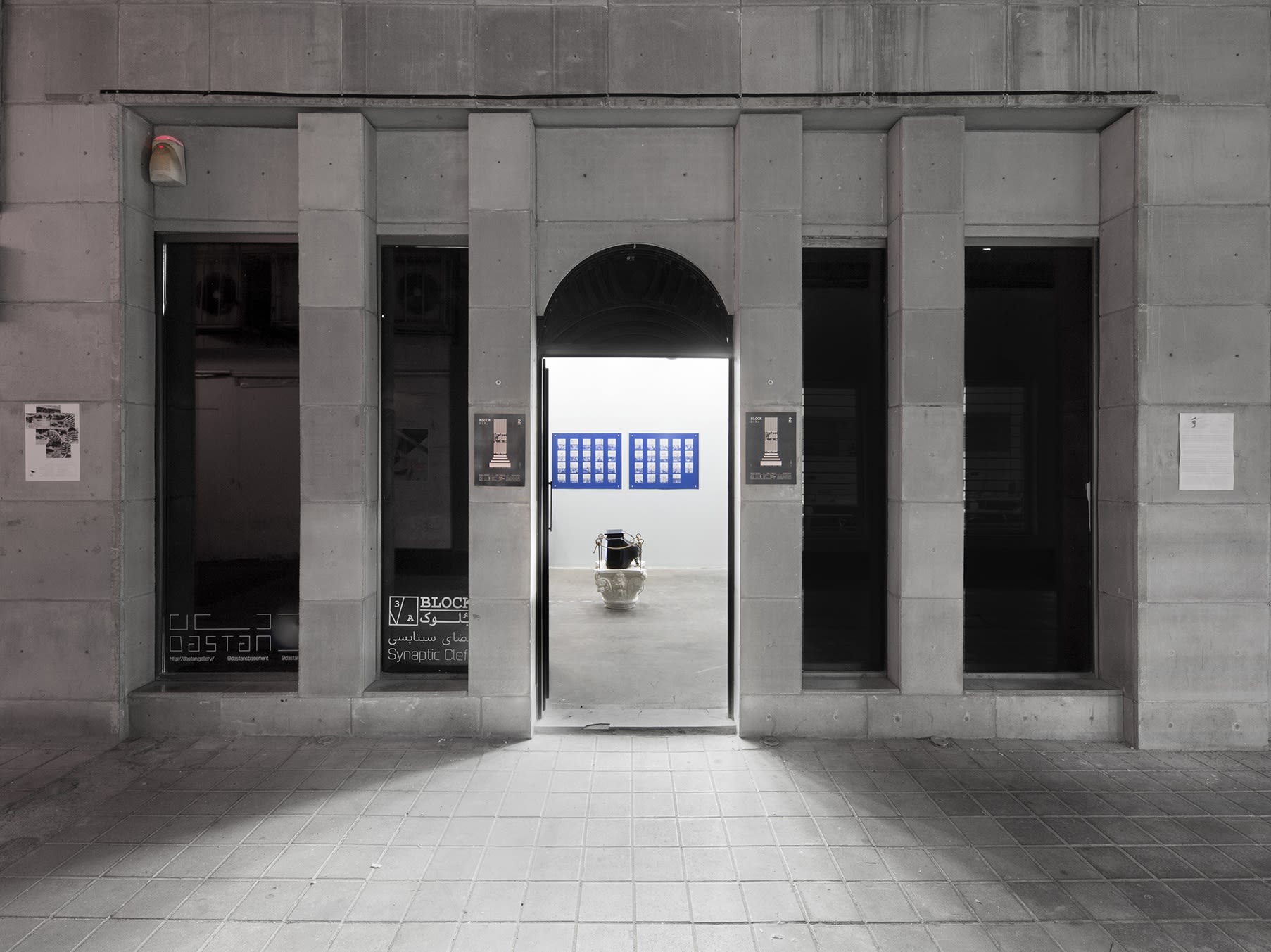 Installation View of Synaptic Cleft a solo presentation of works by Block .