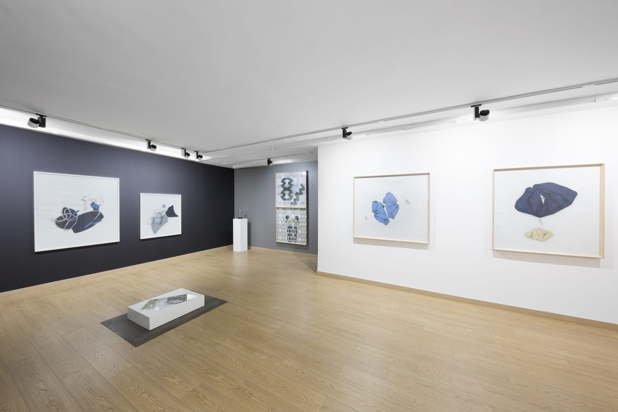 Installation View of Un Écho - 13:13 a solo presentation of works by Bahareh Navabi.