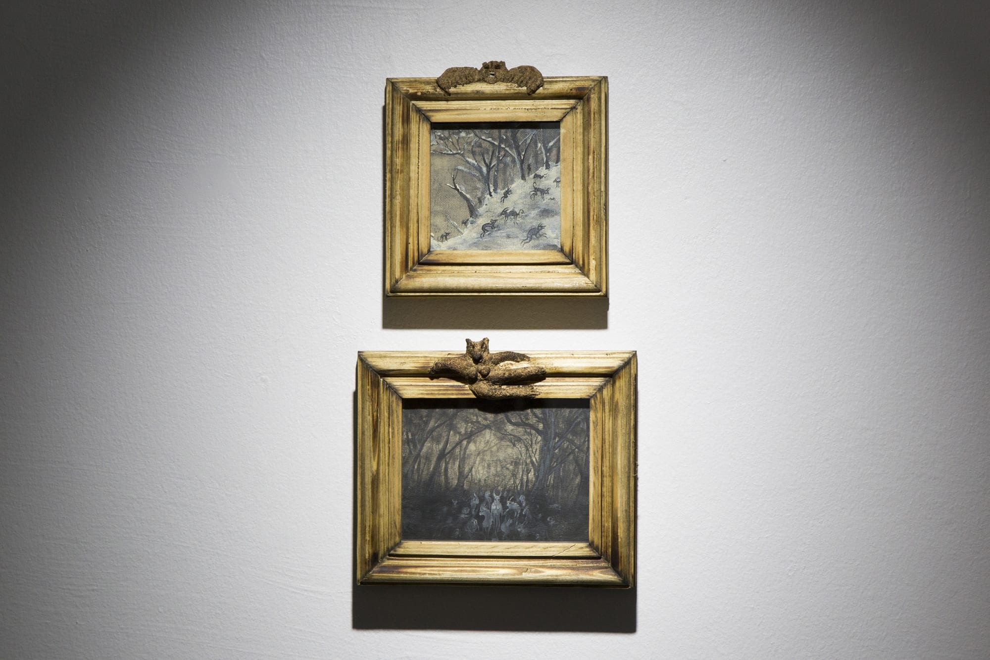 Installation View of Zahouk a solo presentation of works by Peybak.