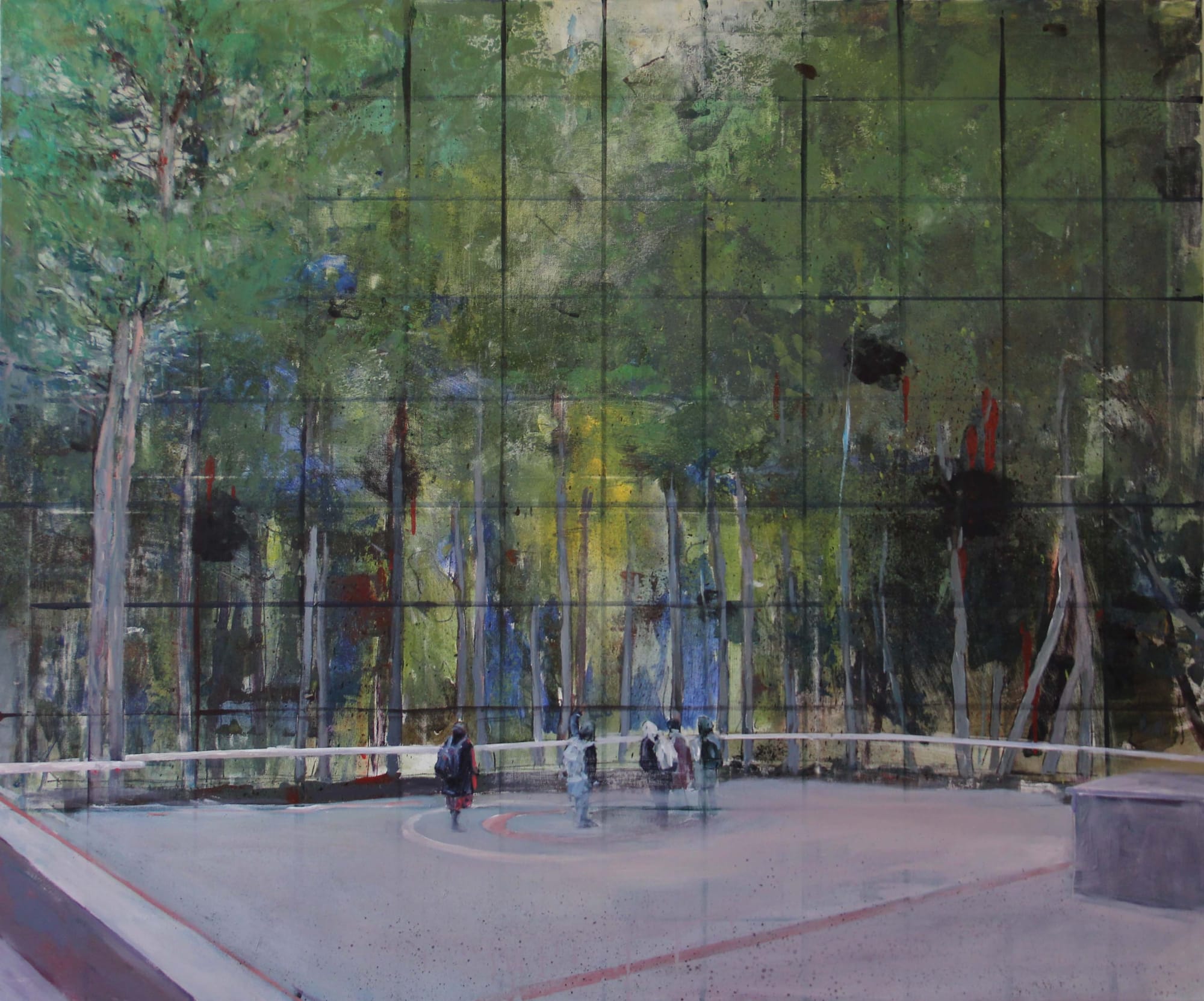 Abbas Nasleshamloo Untitled, 2014 Acrylic on Cardboard