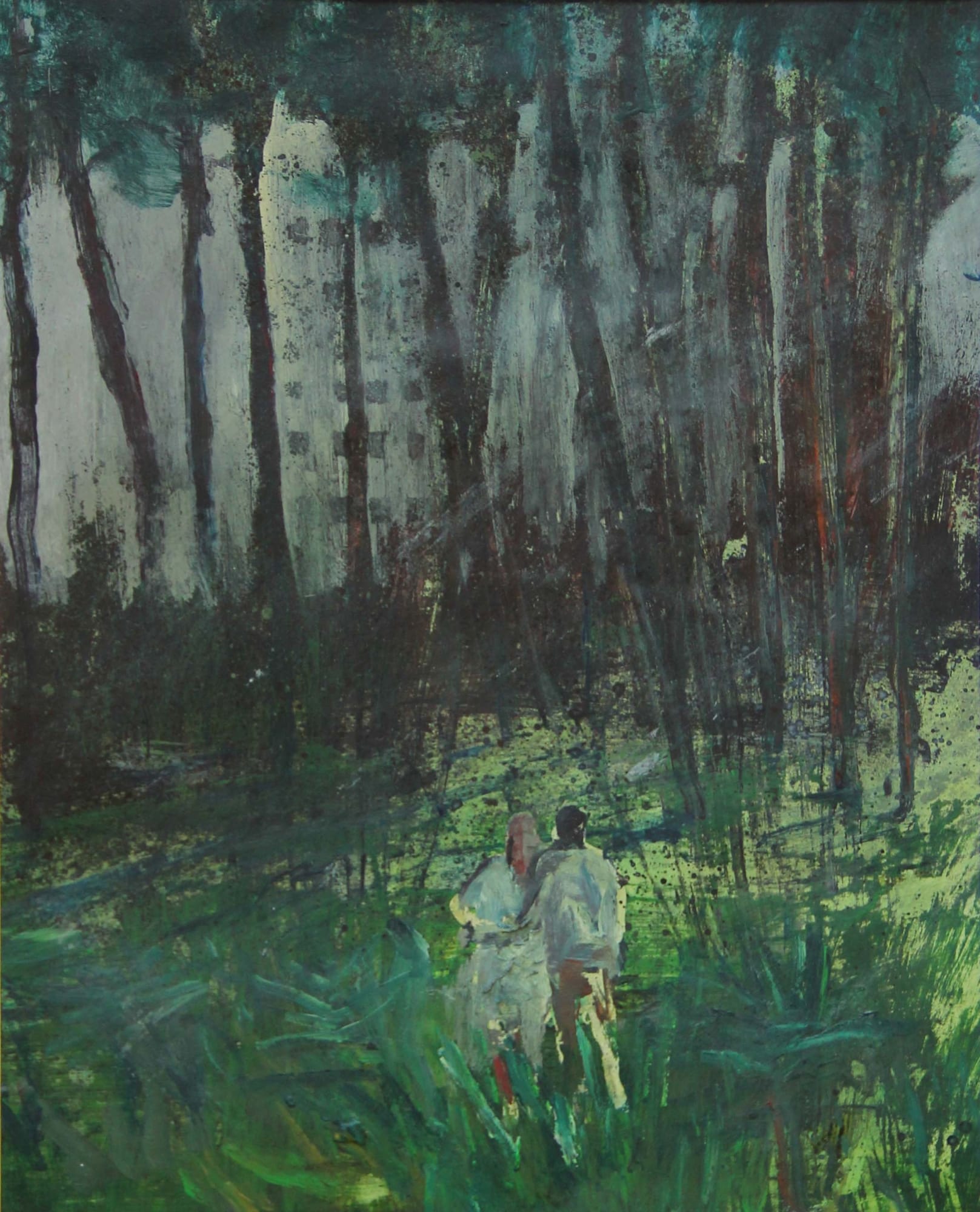 Abbas Nasleshamloo Untitled, 2014 Acrylic on Cardboard