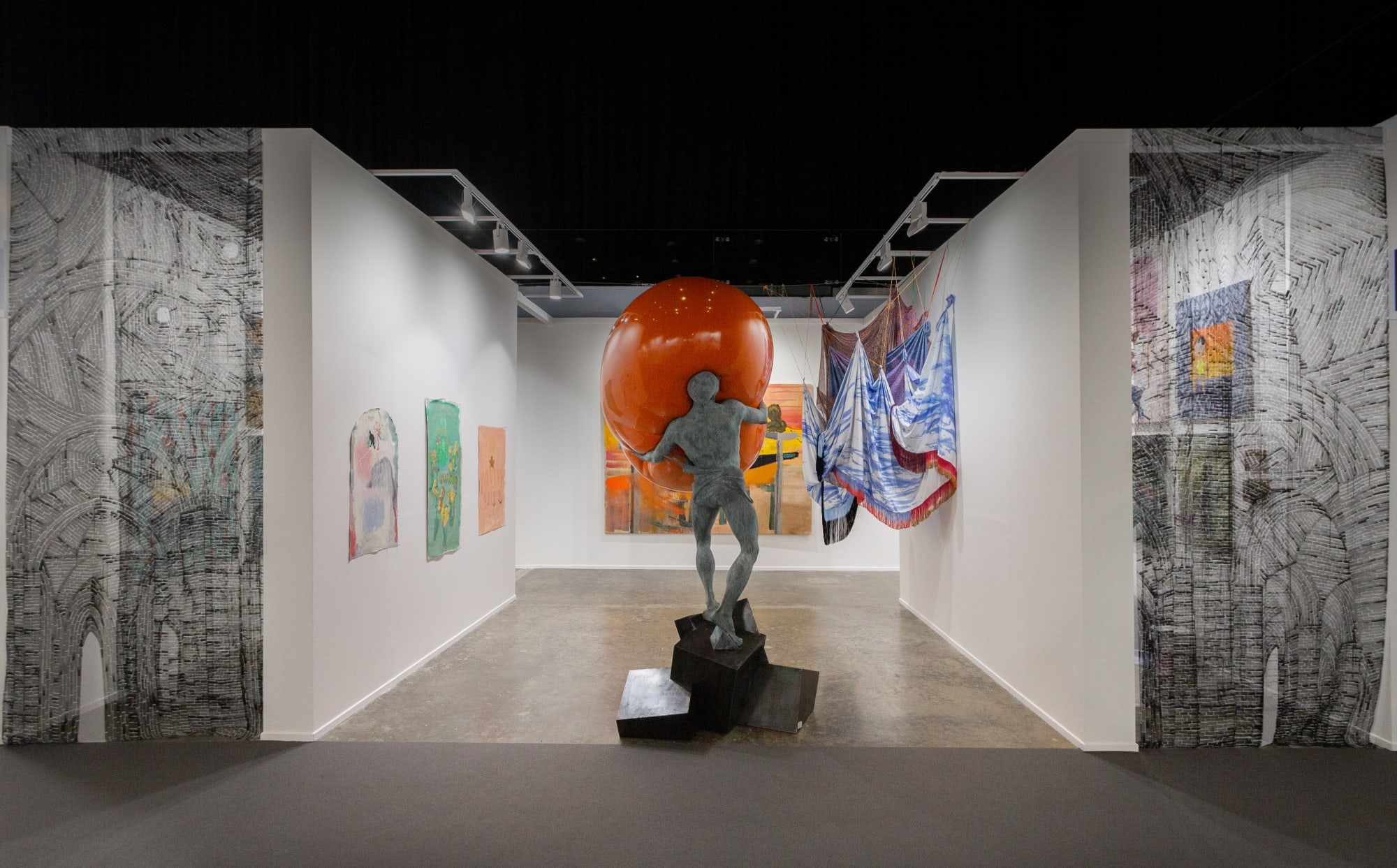 Installation View of Dastan's Booth at Art Dubai 2019.