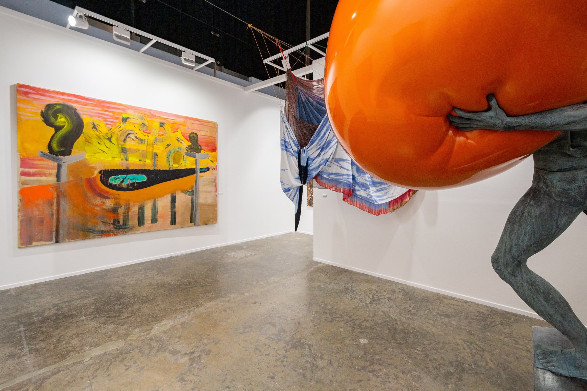 Installation View of Dastan's Booth at Art Dubai 2019.