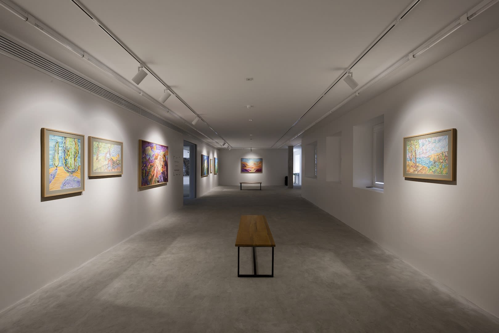 Installation View of Waves a solo presentation of works by Seroj Barseghian.