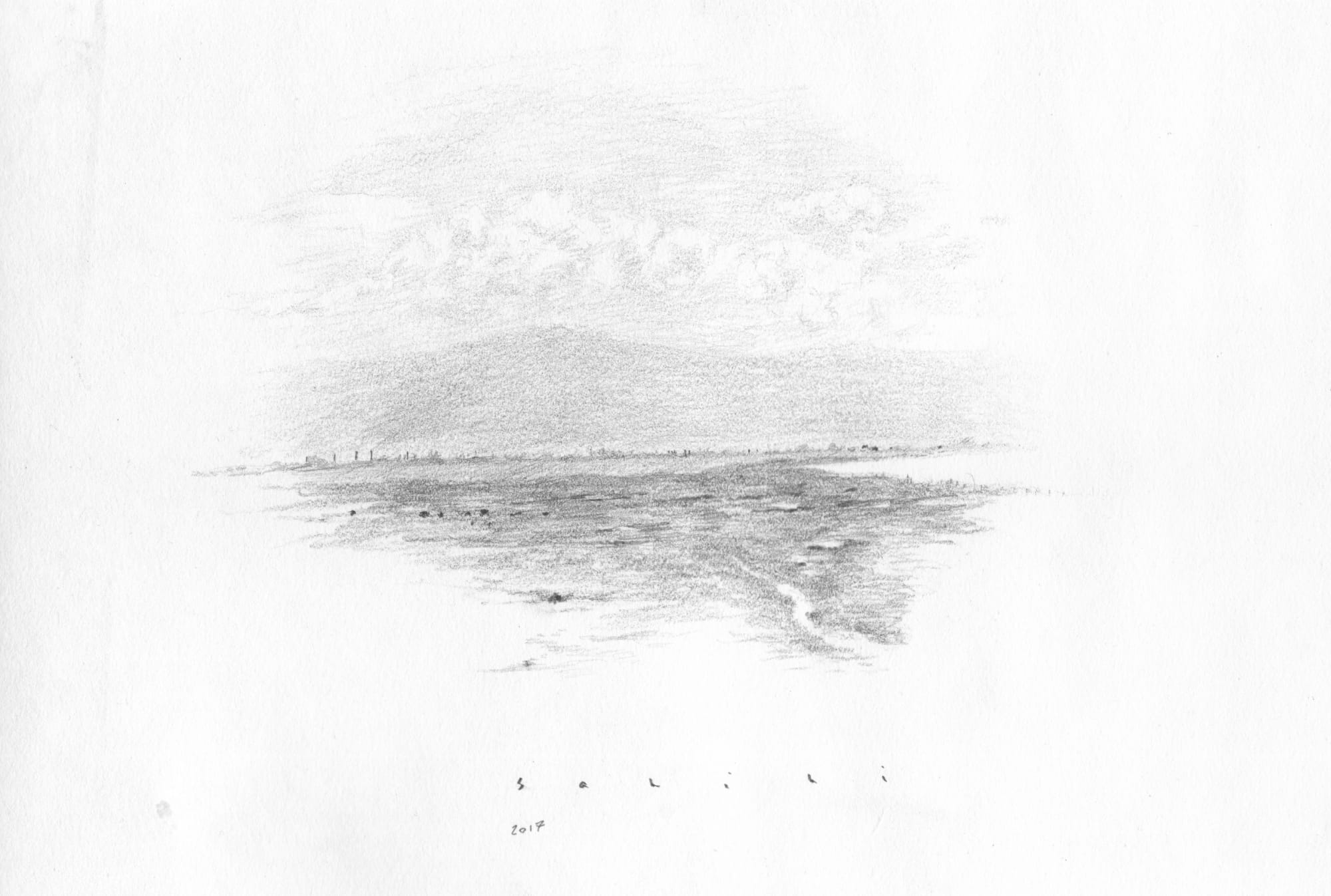 Hamed Sahihi, Untitled, Pencil on Paper, 32x45cm