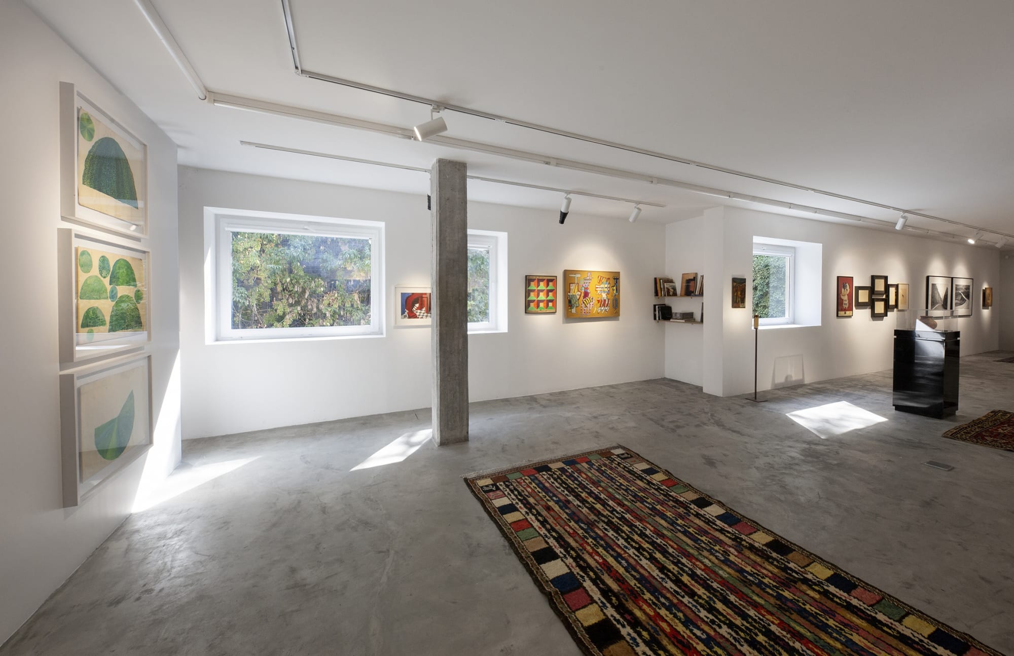 Installation View of Virus of Collecting a solo presentation of works by Parviz Tanavoli.