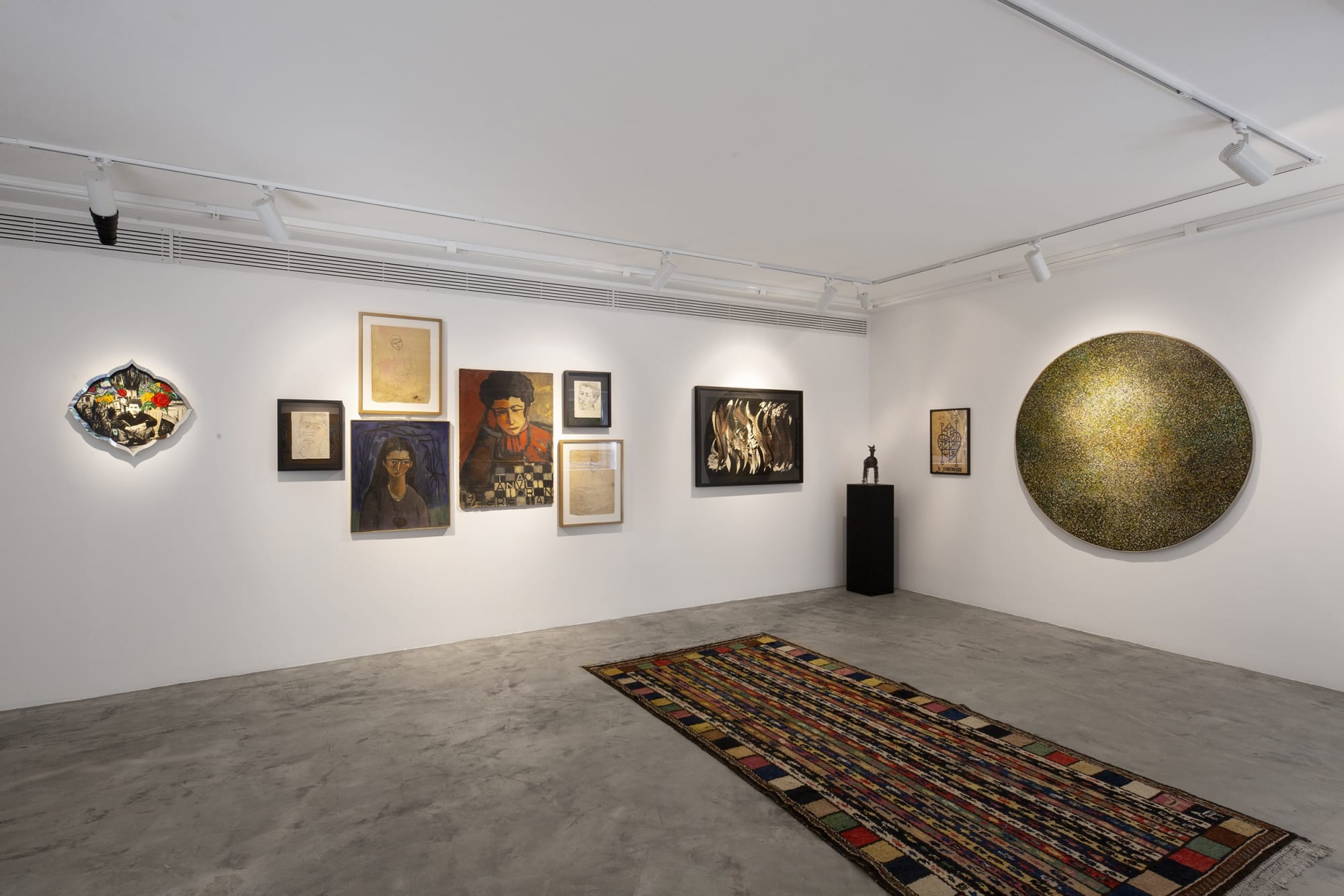 Installation View of Virus of Collecting a solo presentation of works by Parviz Tanavoli.