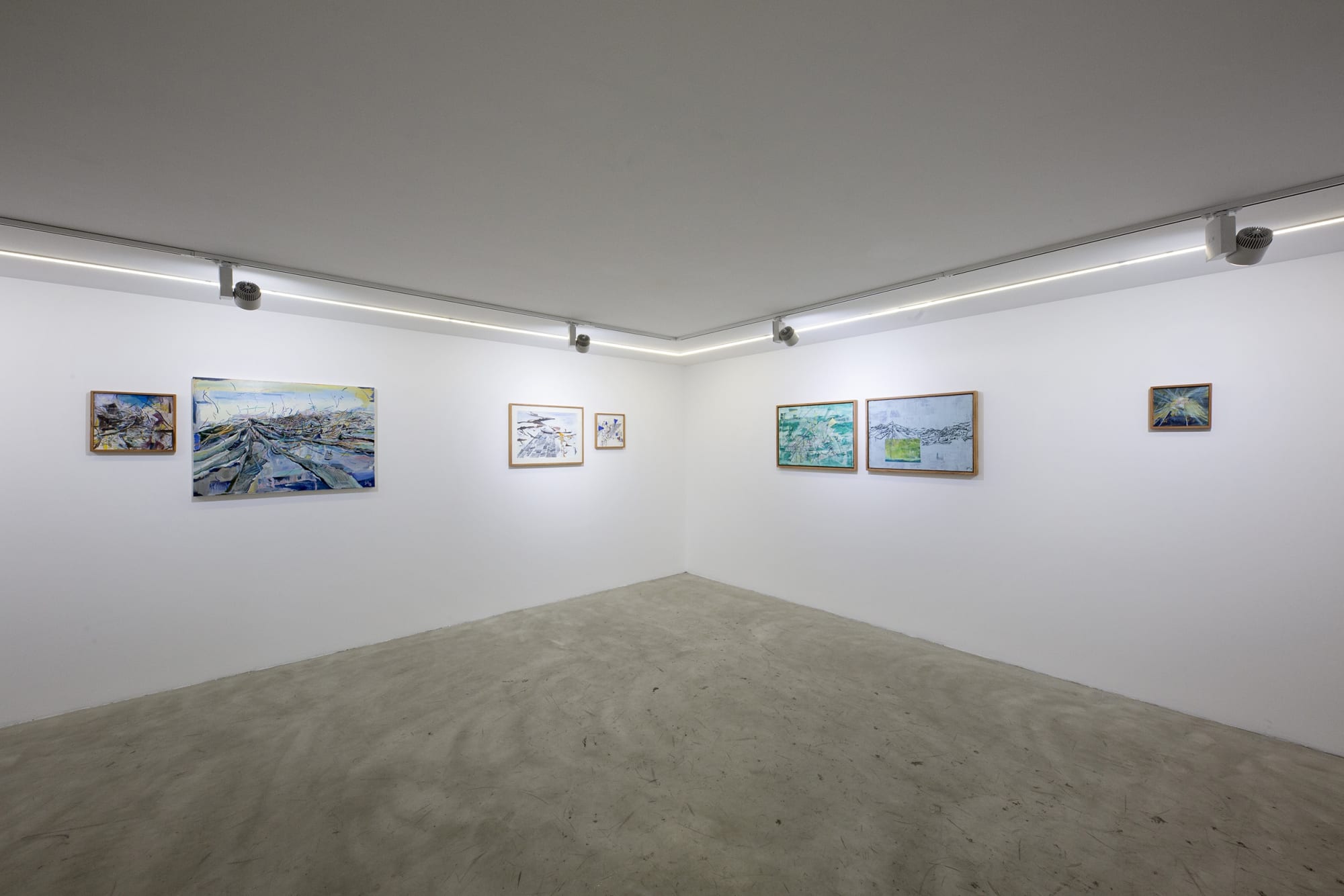 Installation View of In Motion a solo presentation of works by Yasaman Nozari.