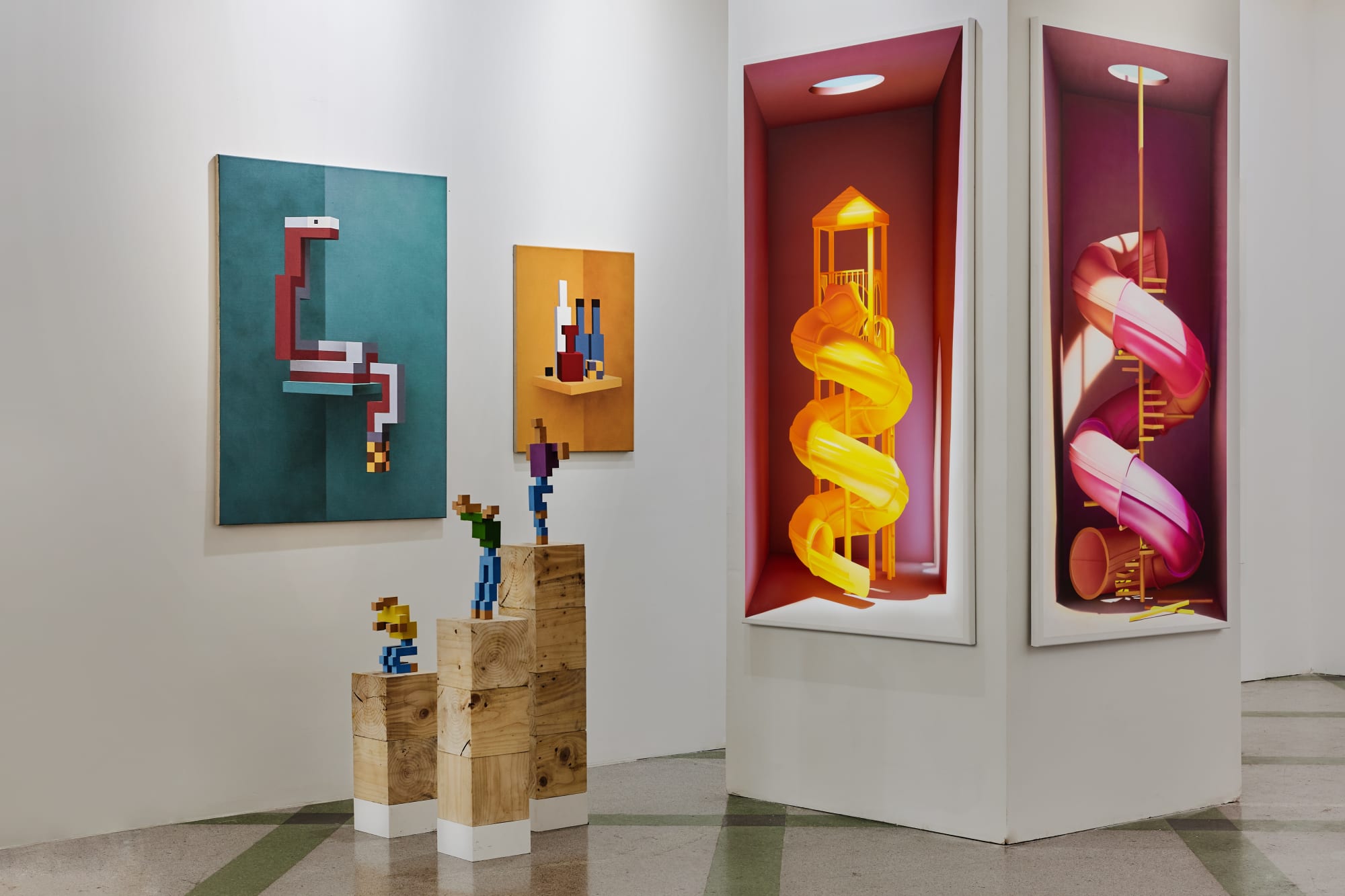Installation View of Dastan's Booth at ART021 2020.