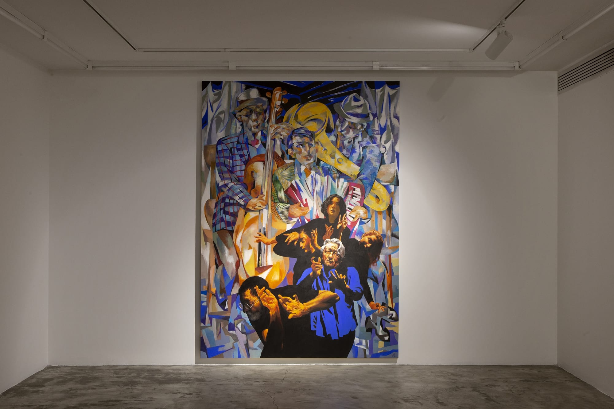 Installation View of We Danced a solo presentation of works by Mehrdad Mohebali.