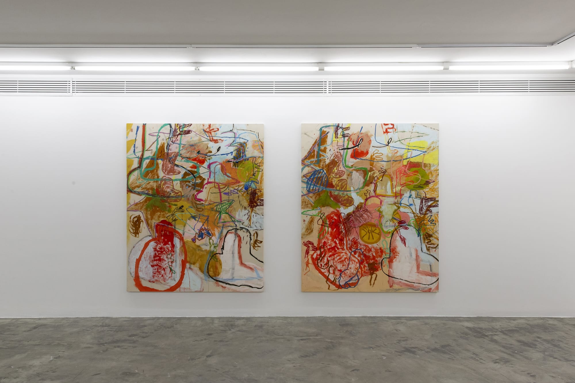 Installation View of Latent Inhibition a solo presentation of works by Maryam Eivazi.