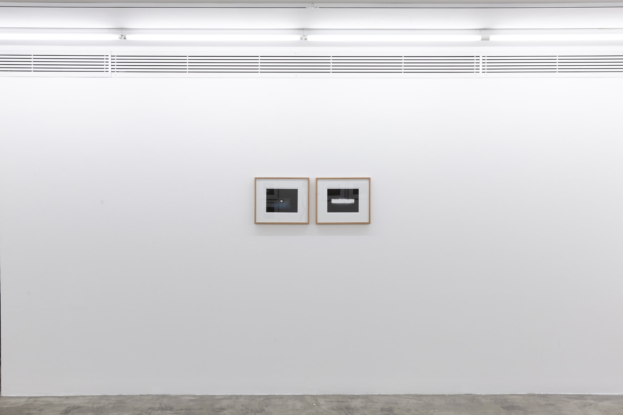 Installation View of Scaffolding a solo presentation of works by Mehran Mohajer.