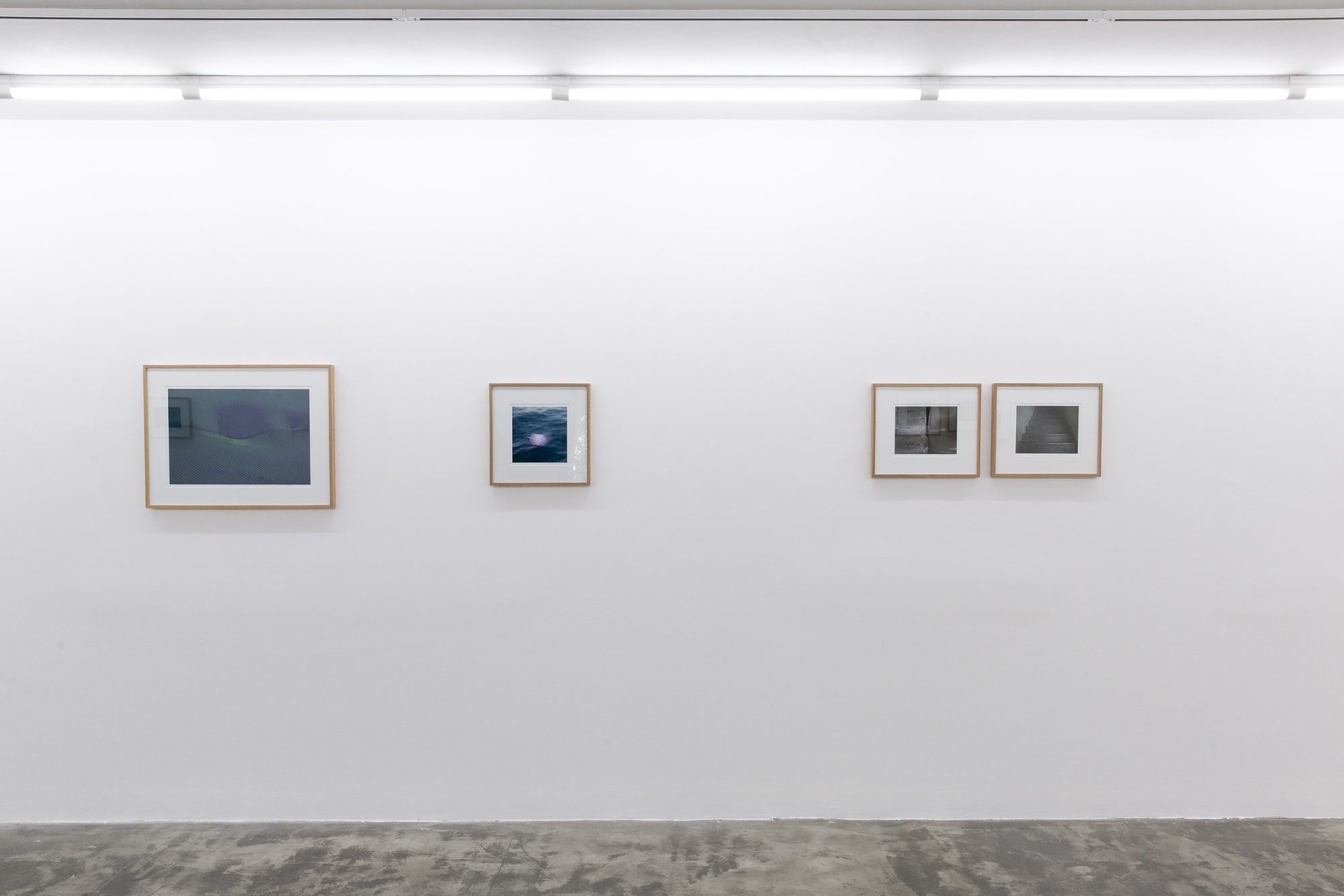Installation View of Scaffolding a solo presentation of works by Mehran Mohajer.