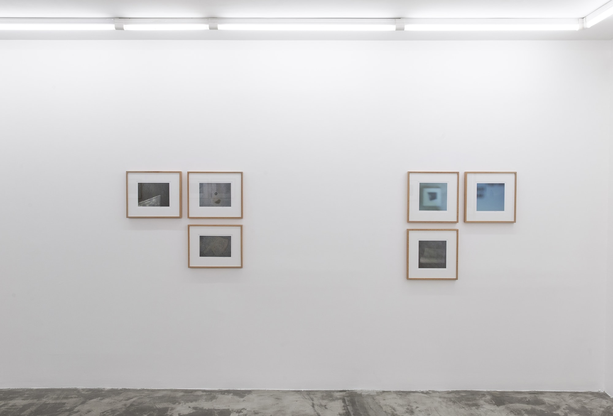 Installation View of Scaffolding a solo presentation of works by Mehran Mohajer.