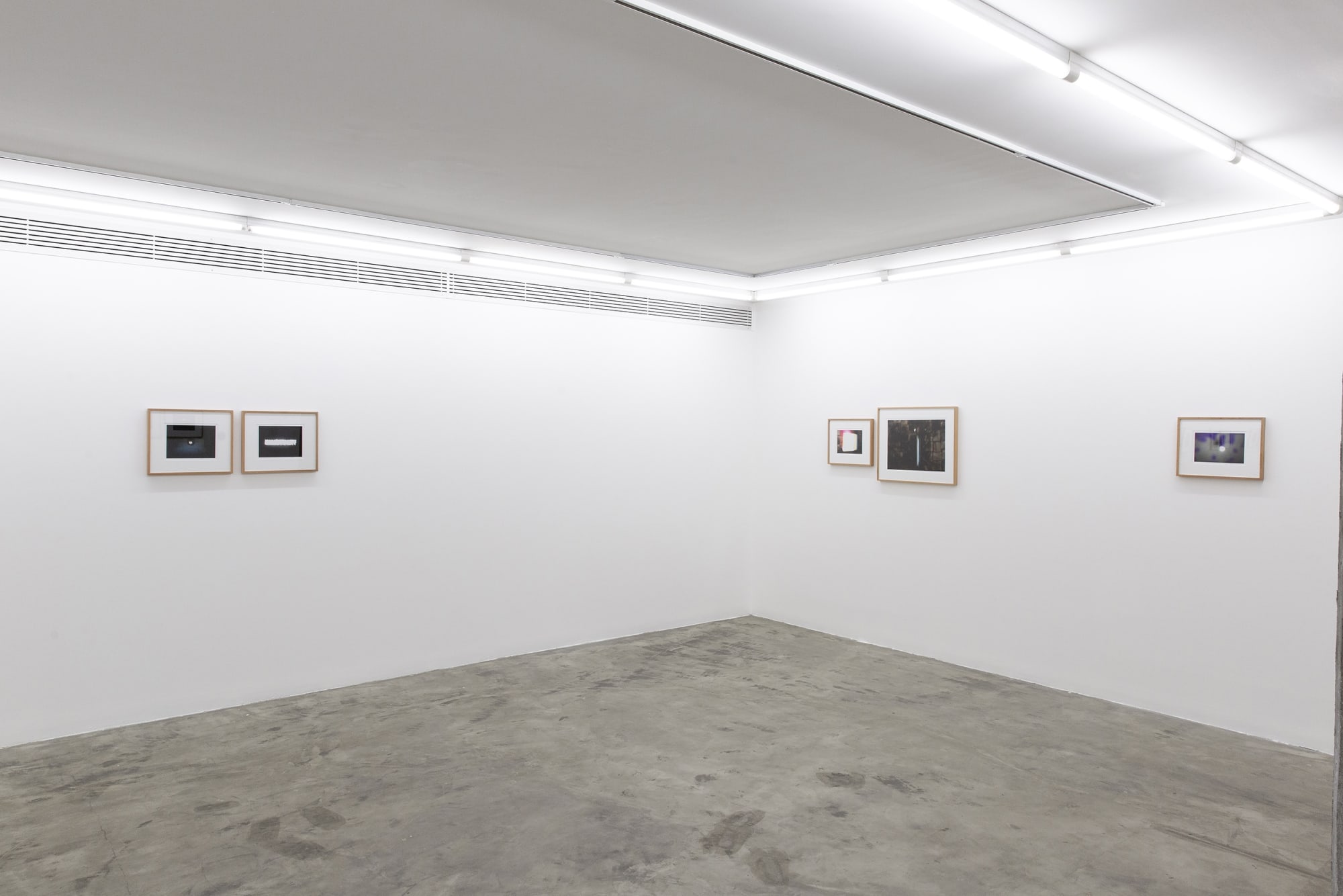 Installation View of Scaffolding a solo presentation of works by Mehran Mohajer.