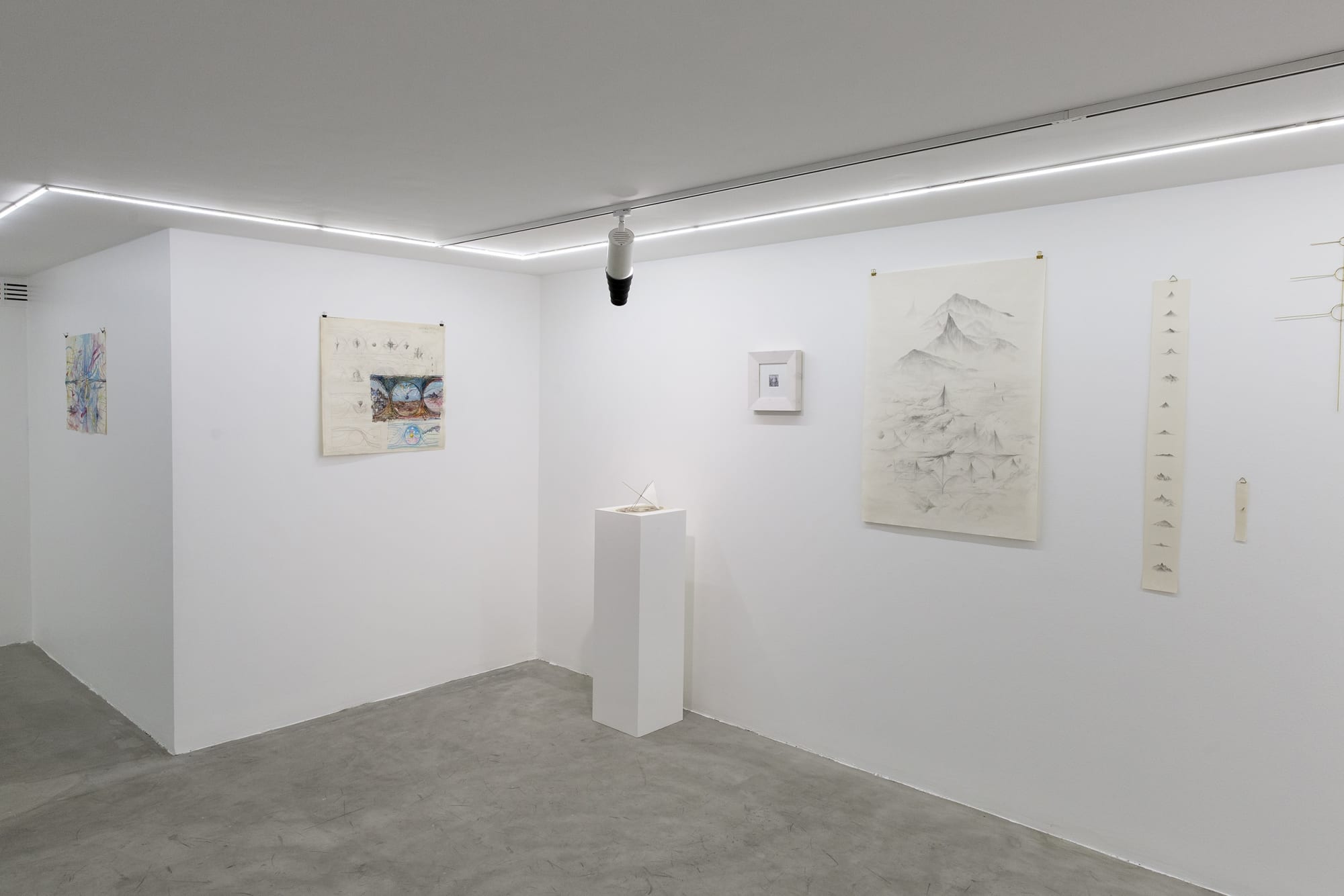Installation View of If for a Moment a solo presentation of works by Ojan Zargarbashi.