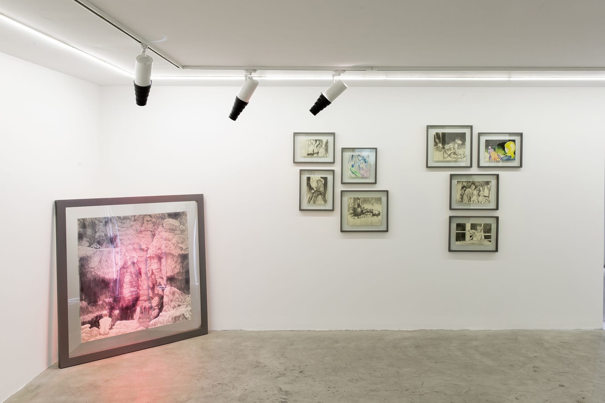 Installation View of Memory-Remomy (Demolish & Rebuild) a solo presentation of works by Peyman Konjkav.