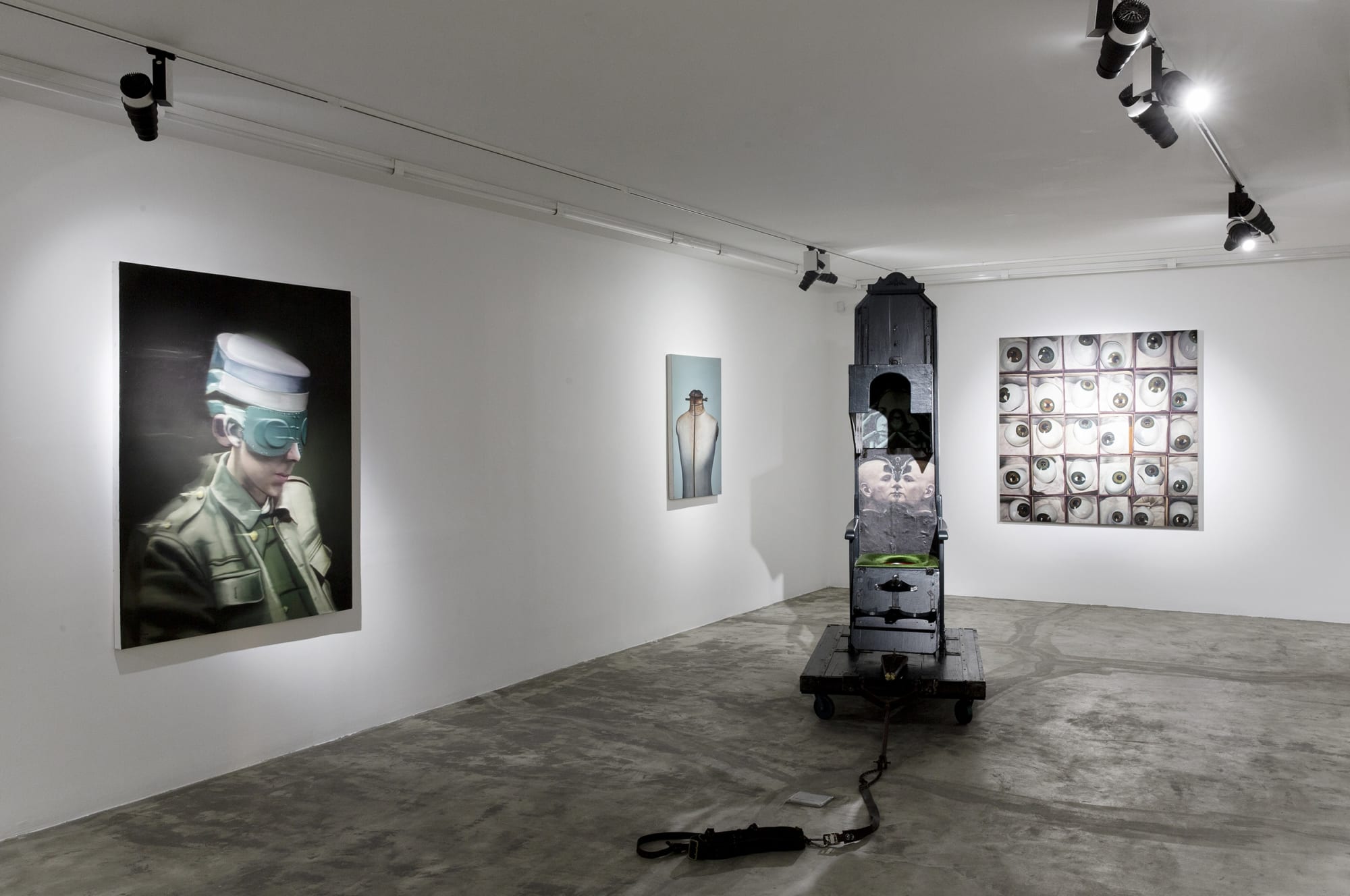 Installation View of Incomplete Dream a solo presentation of works by Naser Bakhshi.