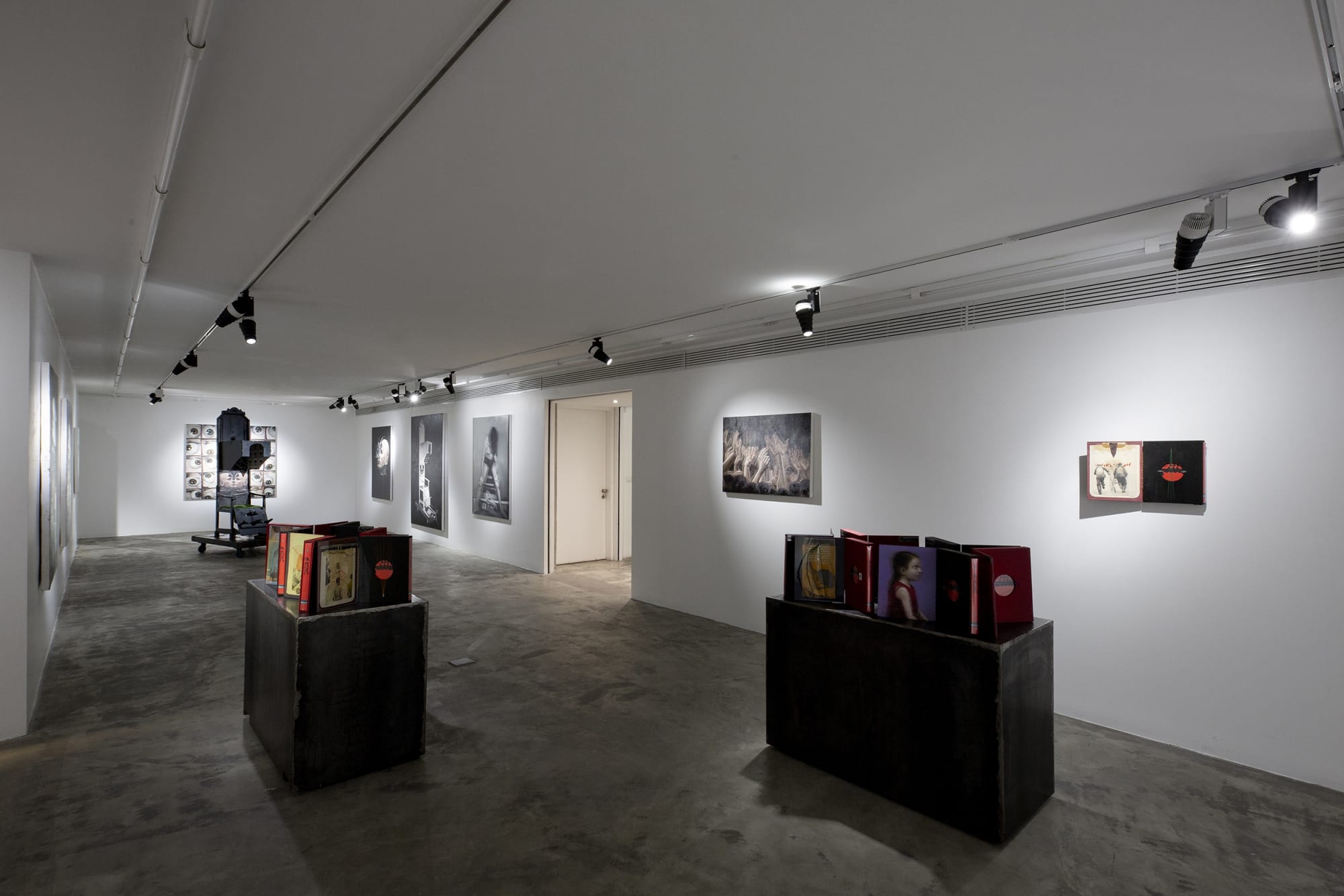 Installation View of Incomplete Dream a solo presentation of works by Naser Bakhshi.