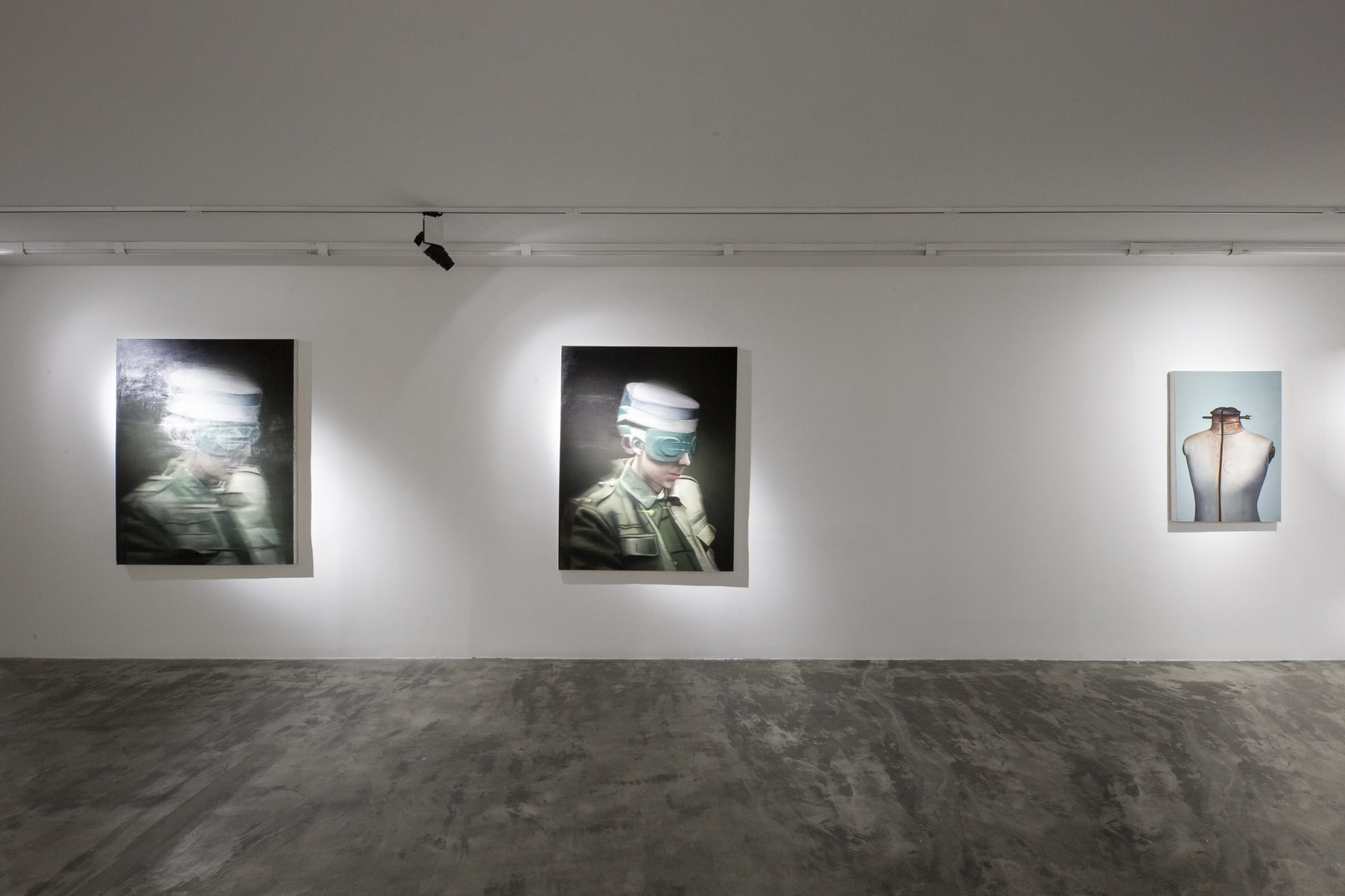 Installation View of Incomplete Dream a solo presentation of works by Naser Bakhshi.