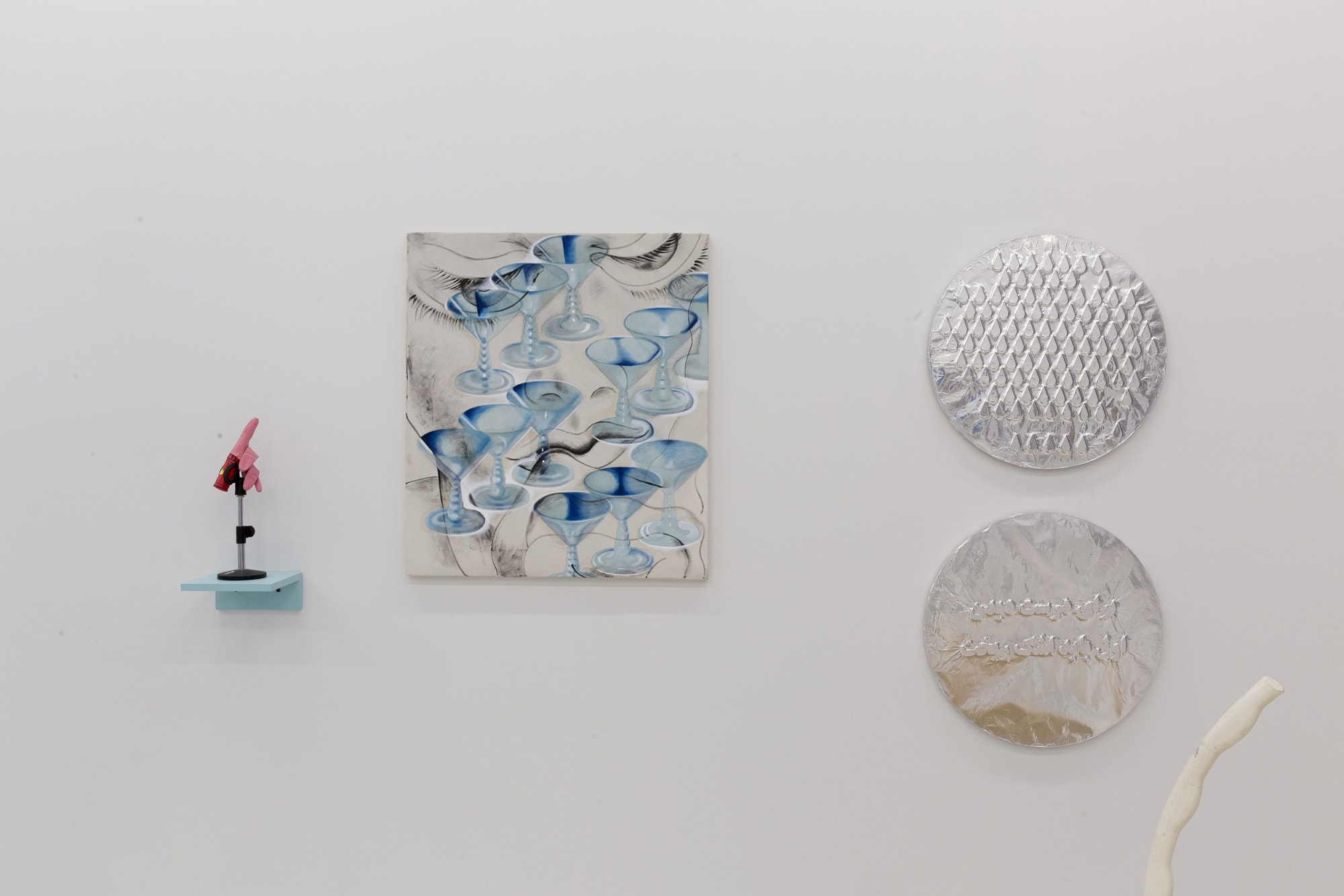 Installation View of Alternating Currents a group presentation of works.