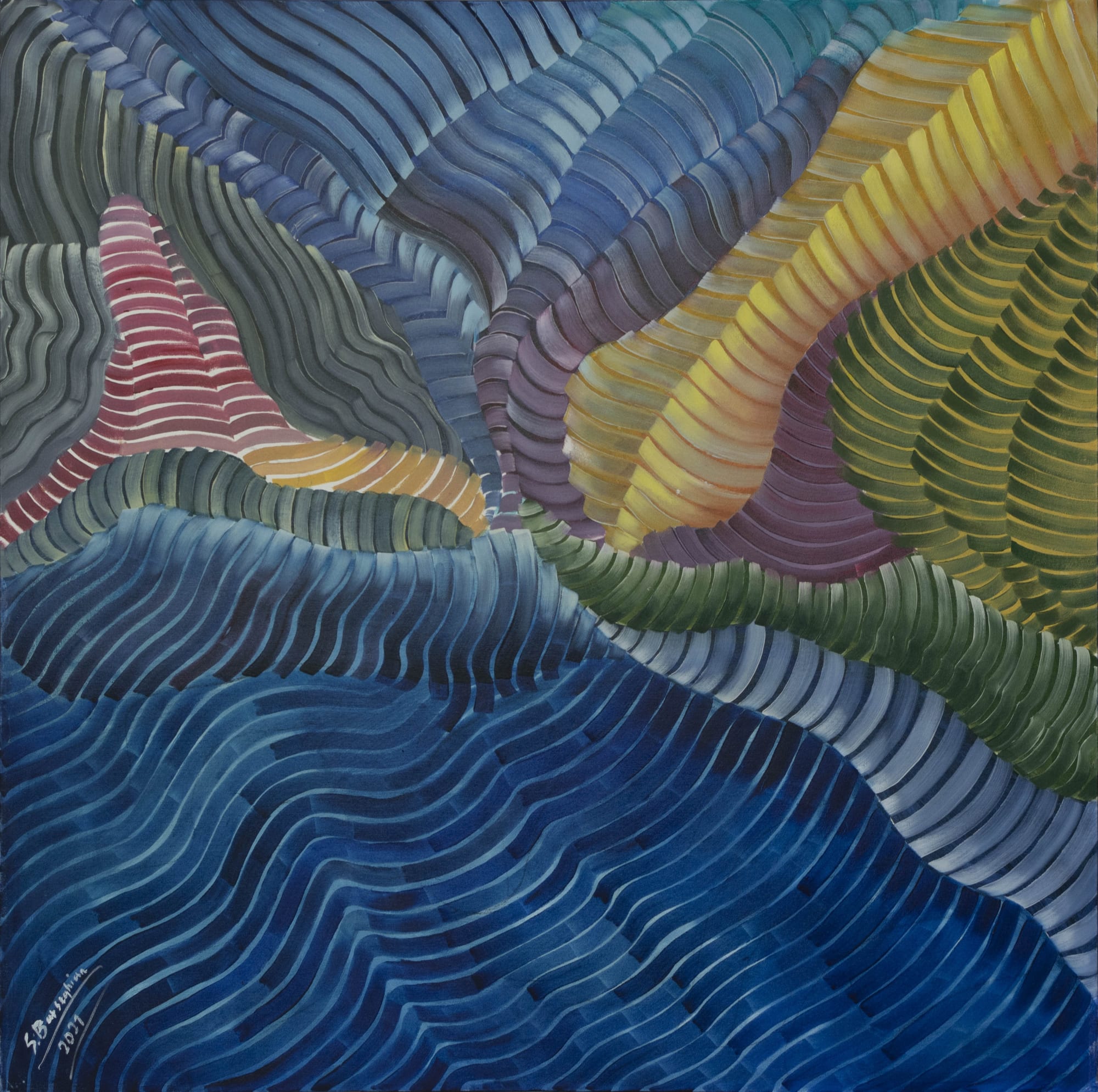 Wave Composition No. 3, 2021