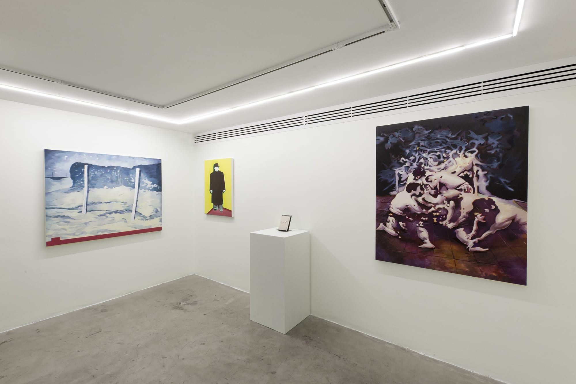 Installation View of Teieb a solo exhibition of works by Sepehr Hajiabadi.