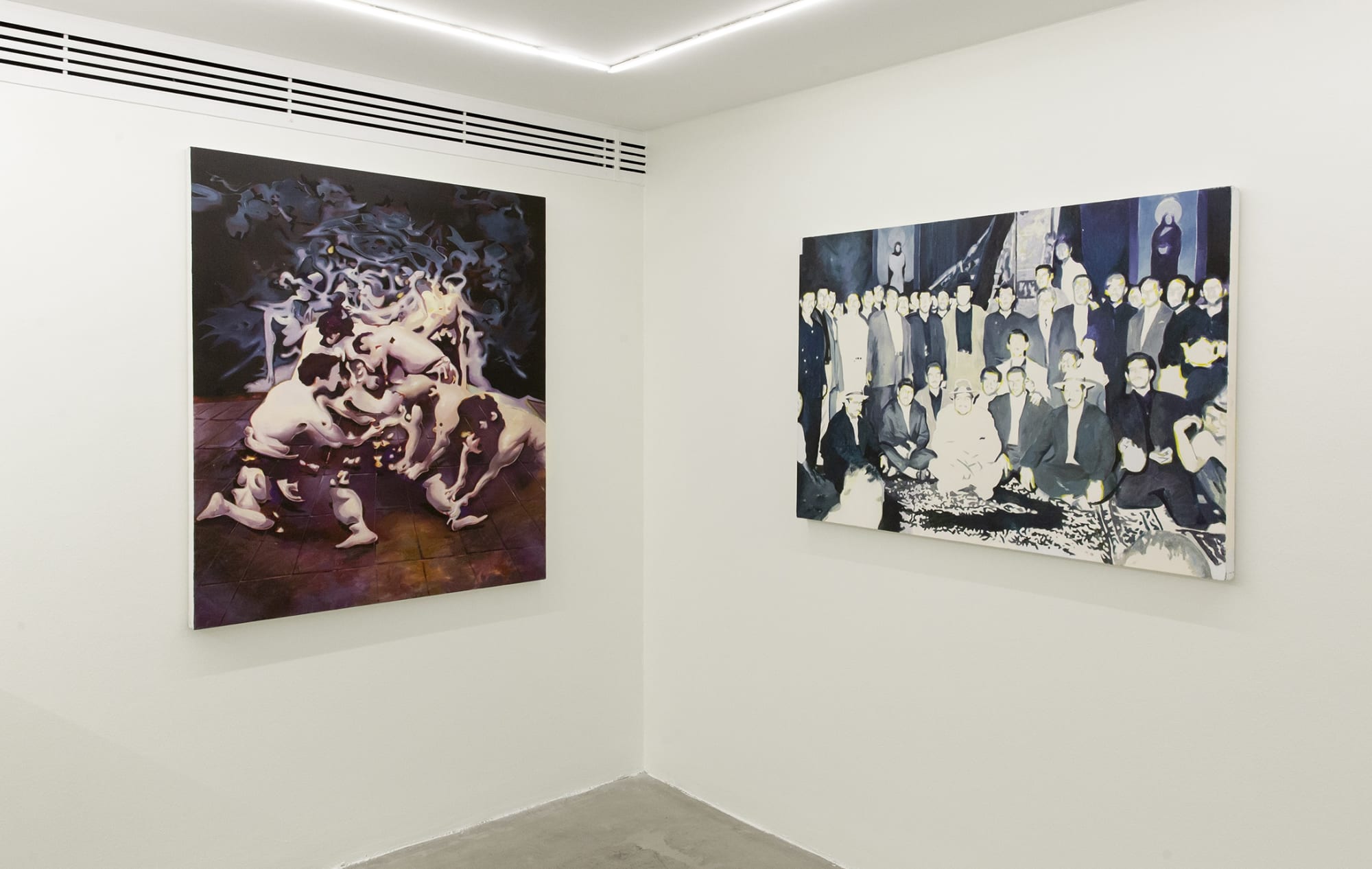 Installation View of Teieb a solo exhibition of works by Sepehr Hajiabadi.