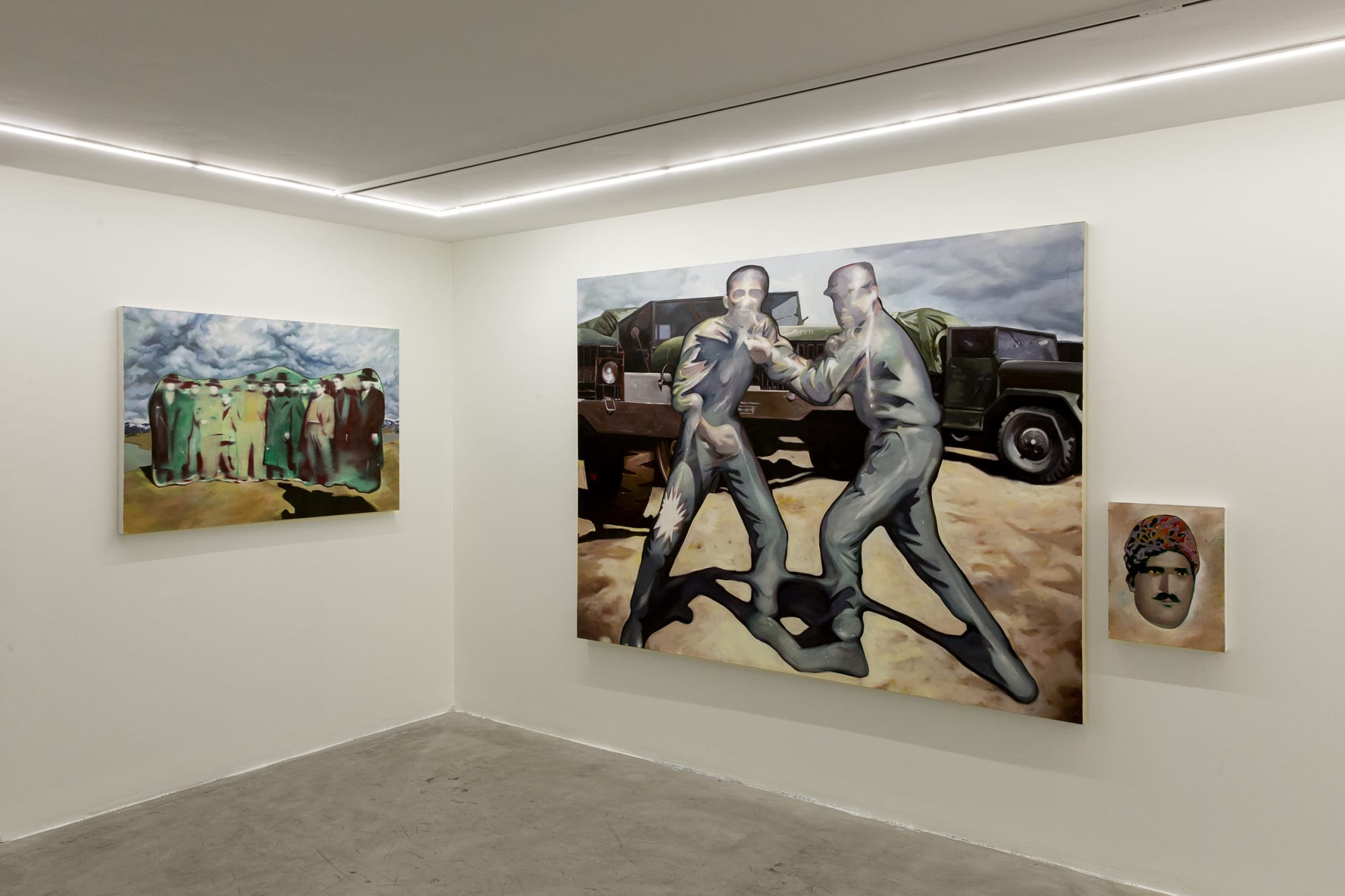 Installation View of Teieb a solo exhibition of works by Sepehr Hajiabadi.