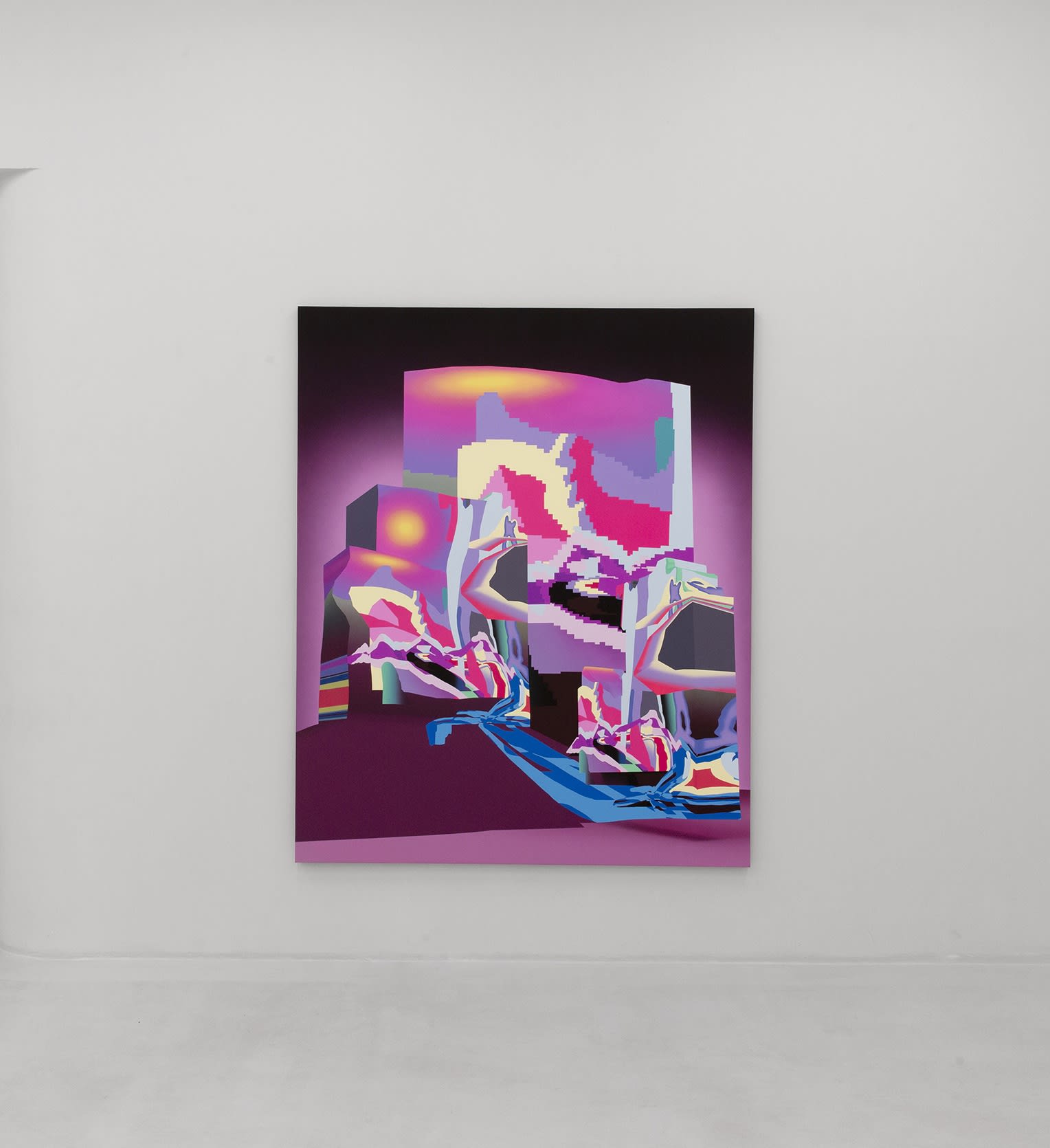 Installation View of The Infinite Continuum a solo exhibition of works by Yousha Bashir.