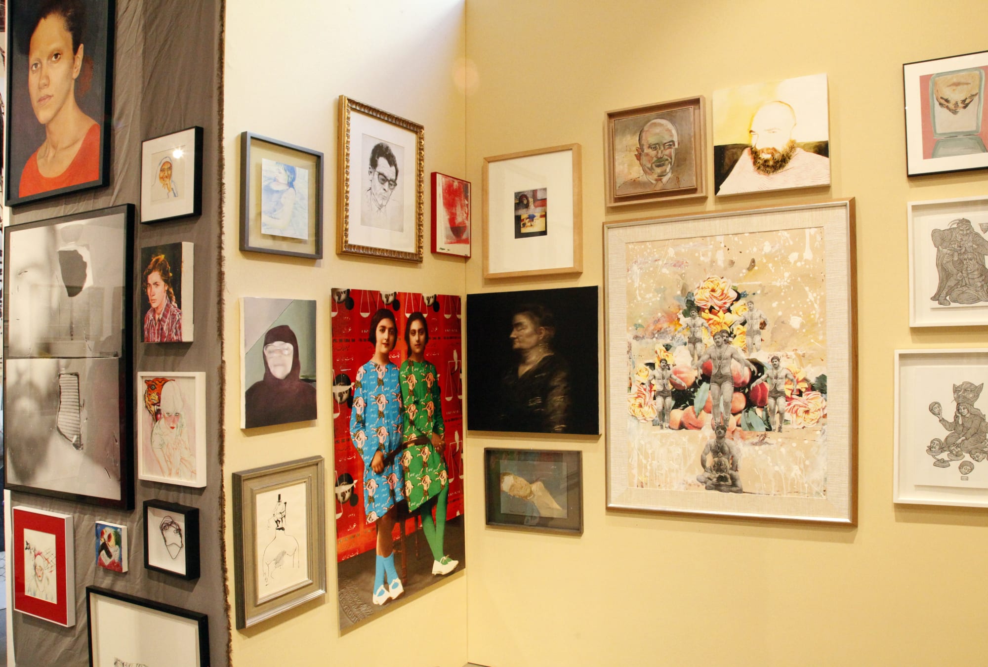 Installation view of +2 Gallery's booth at Asia Now.