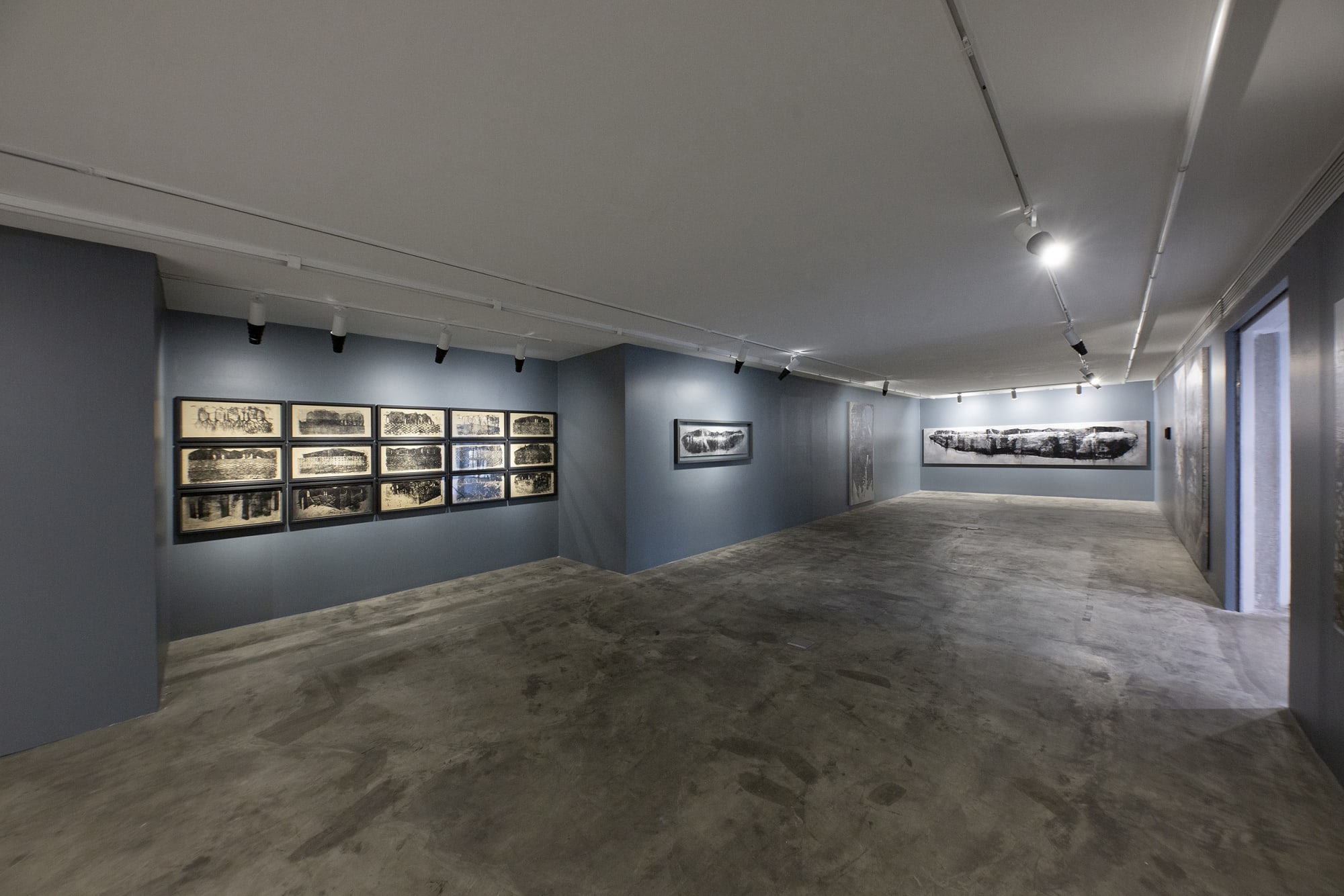 Installation View of Revision: 2021 a solo presentation of works by Atefeh Majidi Nezhad.