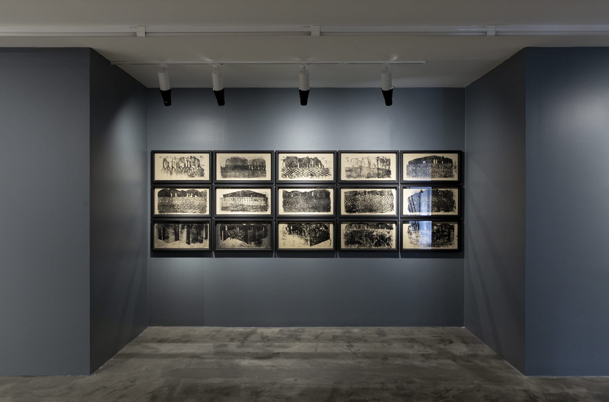 Installation View of Revision: 2021 a solo presentation of works by Atefeh Majidi Nezhad.