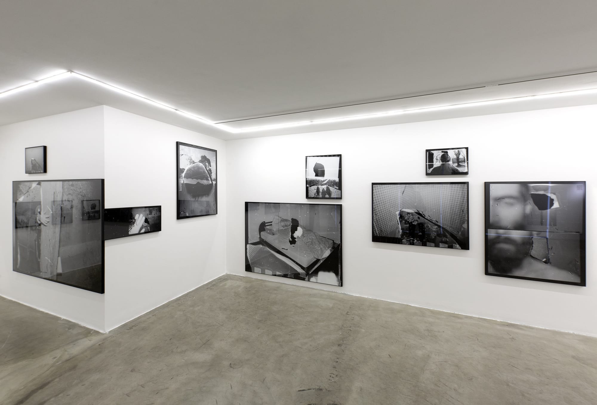 Installation View of None Turned into Memory a solo presentation of works by Alborz Kazemi.
