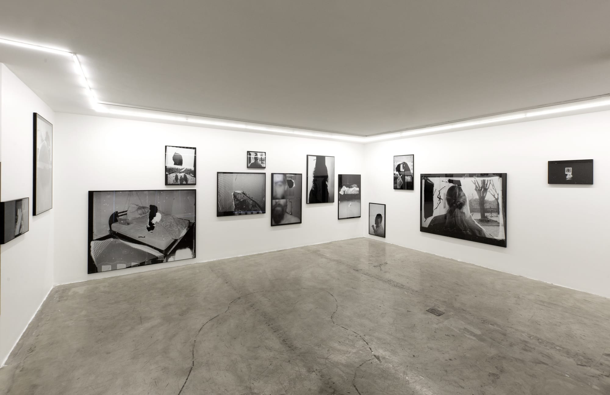 Installation View of None Turned into Memory a solo presentation of works by Alborz Kazemi.