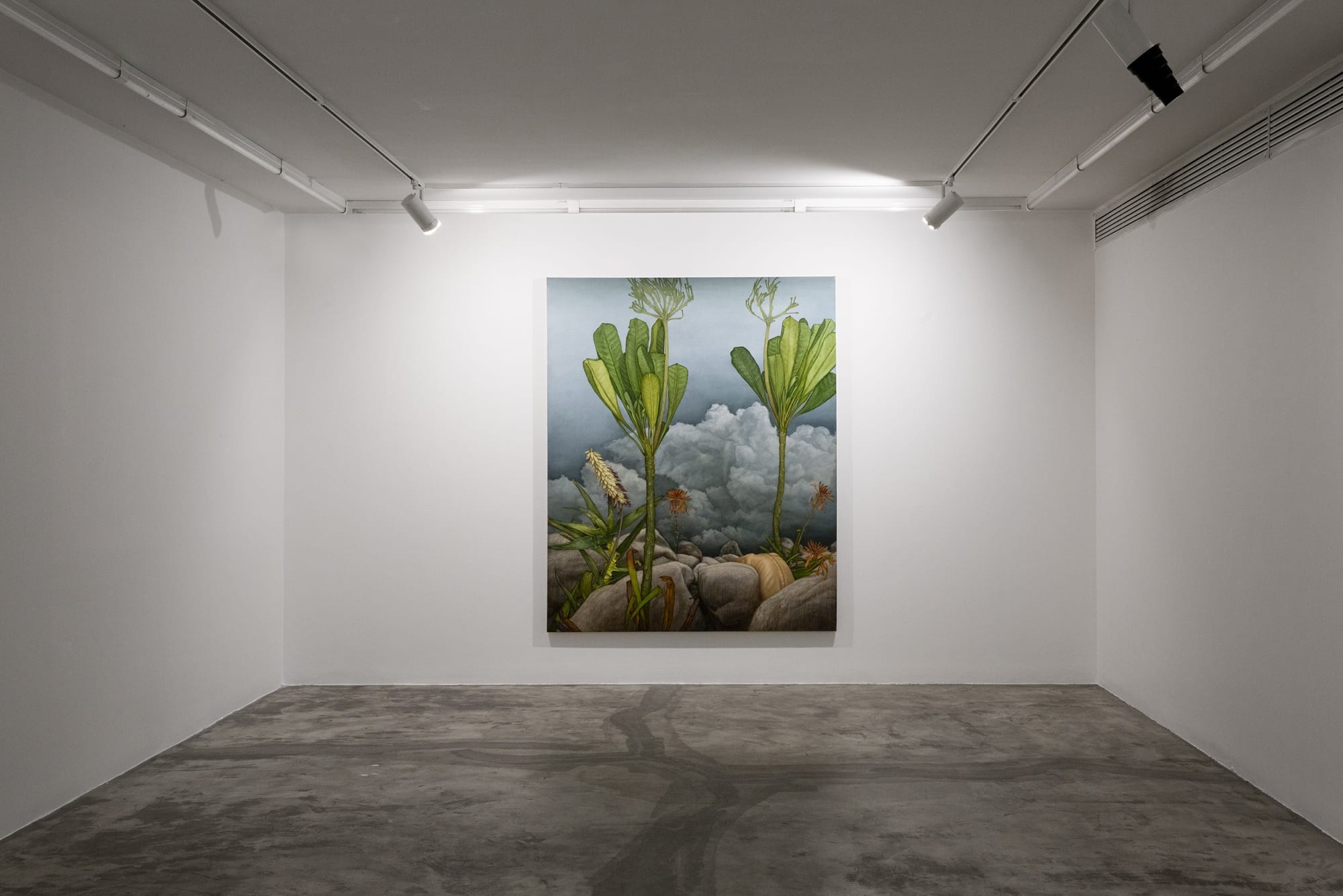 Installation View of In-Between a solo presentation of works by Morteza Pourhosseini.