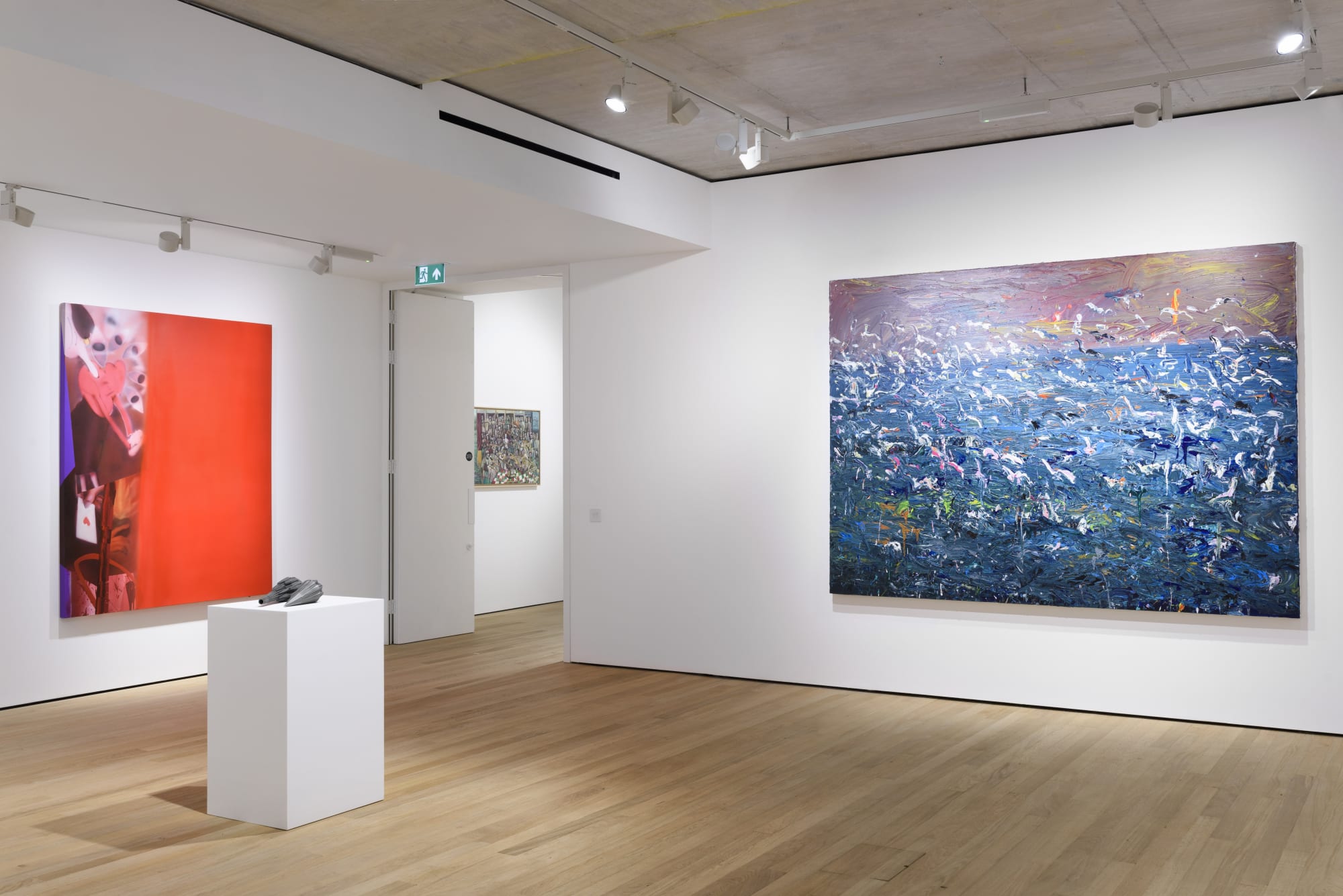 Installation View of Soft Edge of the Blade at Frieze No.9 Cork Street.