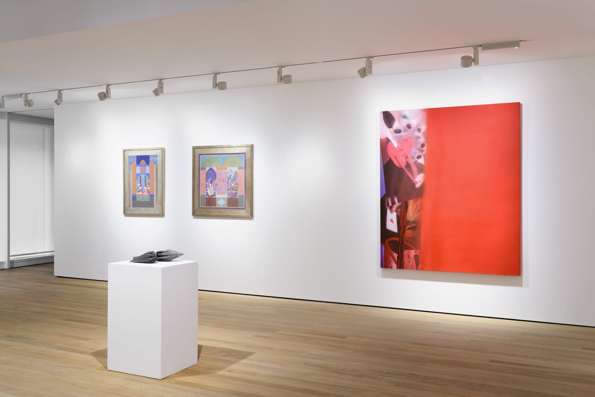 Installation View of Soft Edge of the Blade at Frieze No.9 Cork Street.