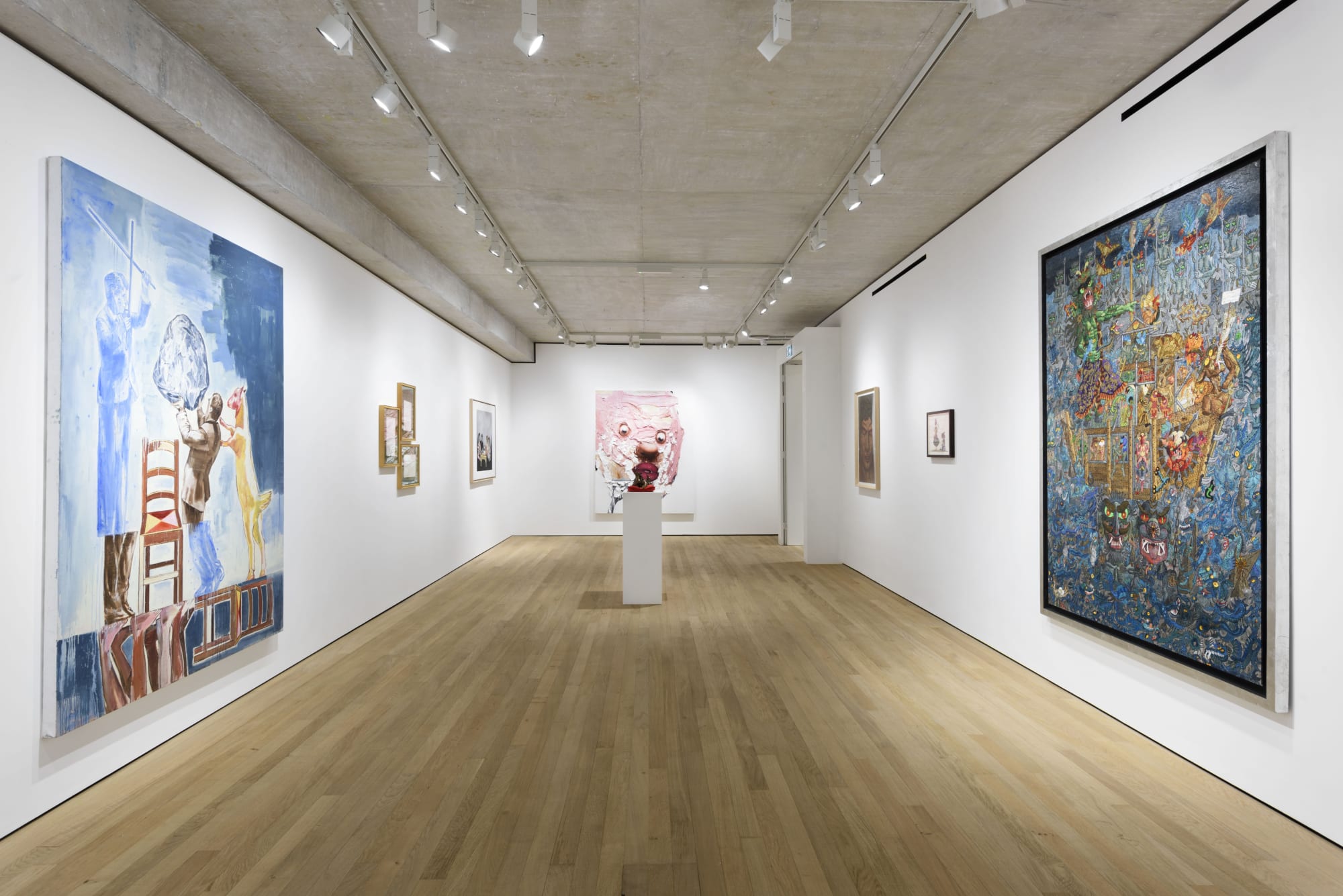 Installation View of Soft Edge of the Blade at Frieze No.9 Cork Street.