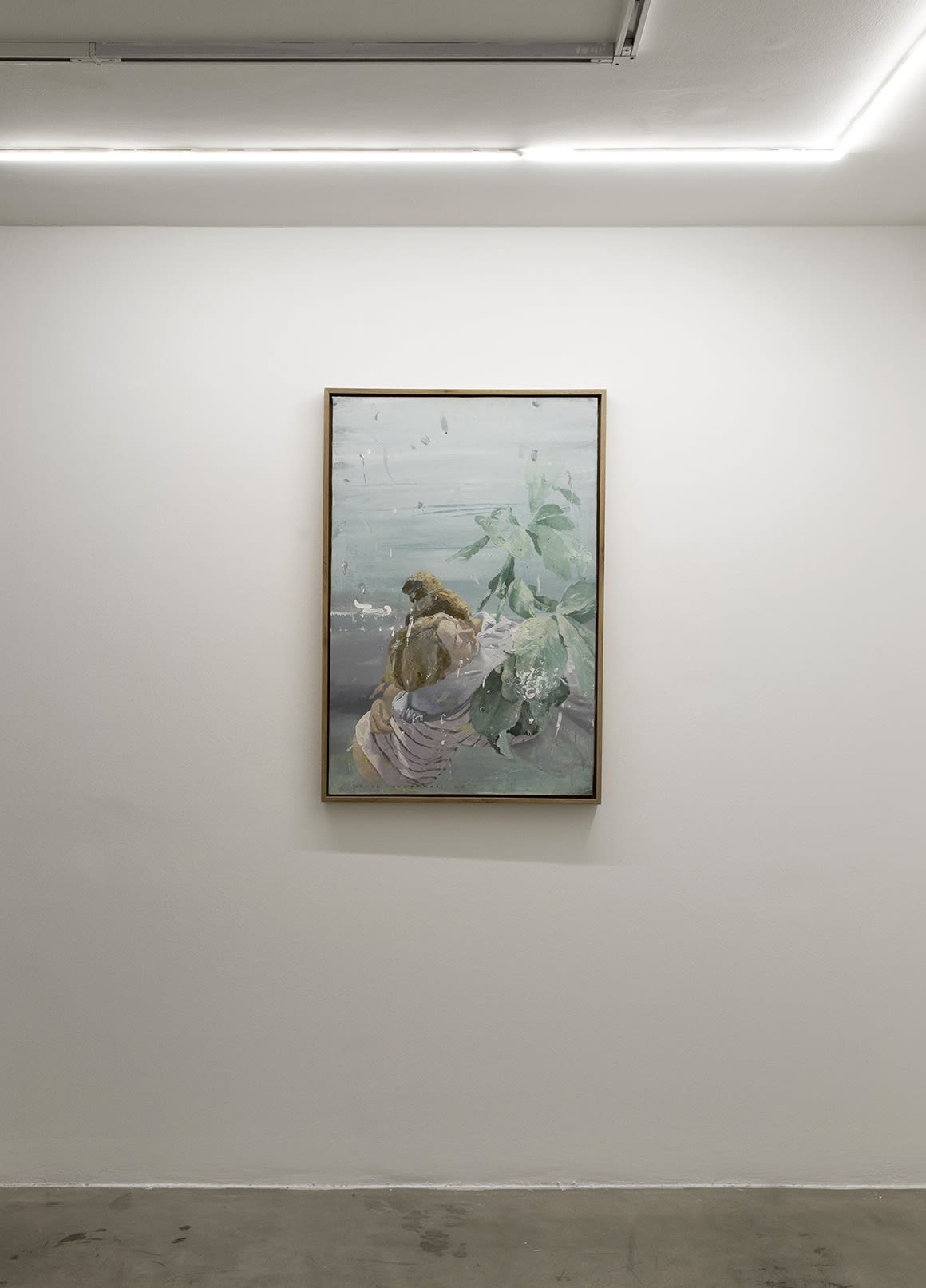 Installation view of On the Sidelines a solo presentation of works by Bahman Mohammadi.