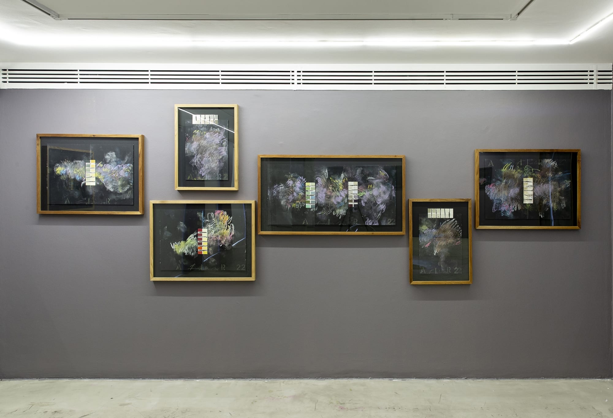 Installation View of Recent Works in Times of Quarantine a solo presentation of works by Fereydoun Ave.