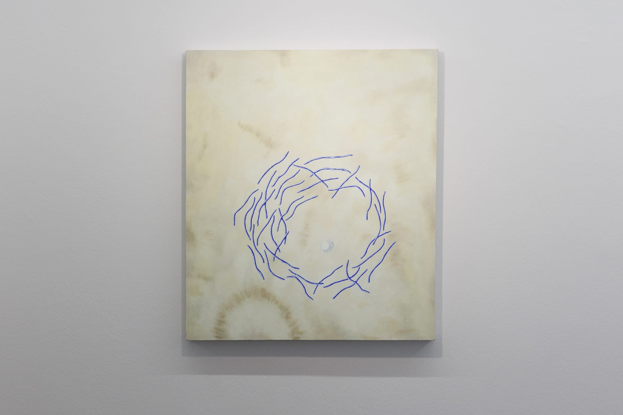 Installation view of Sugar in the Basement a solo exhibition of works by Sina Ghadaksaz.