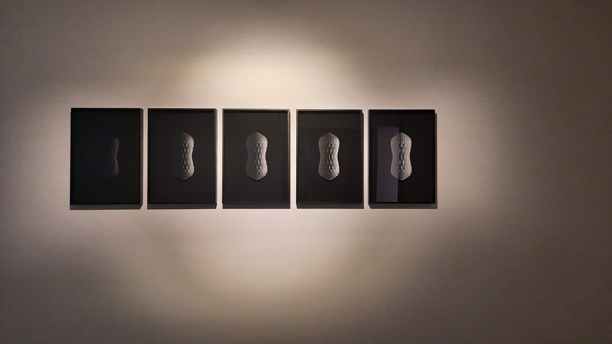 Installation view of Far Side a solo exhibition of works by Sahand Hesamian at Emrooz Gallery.