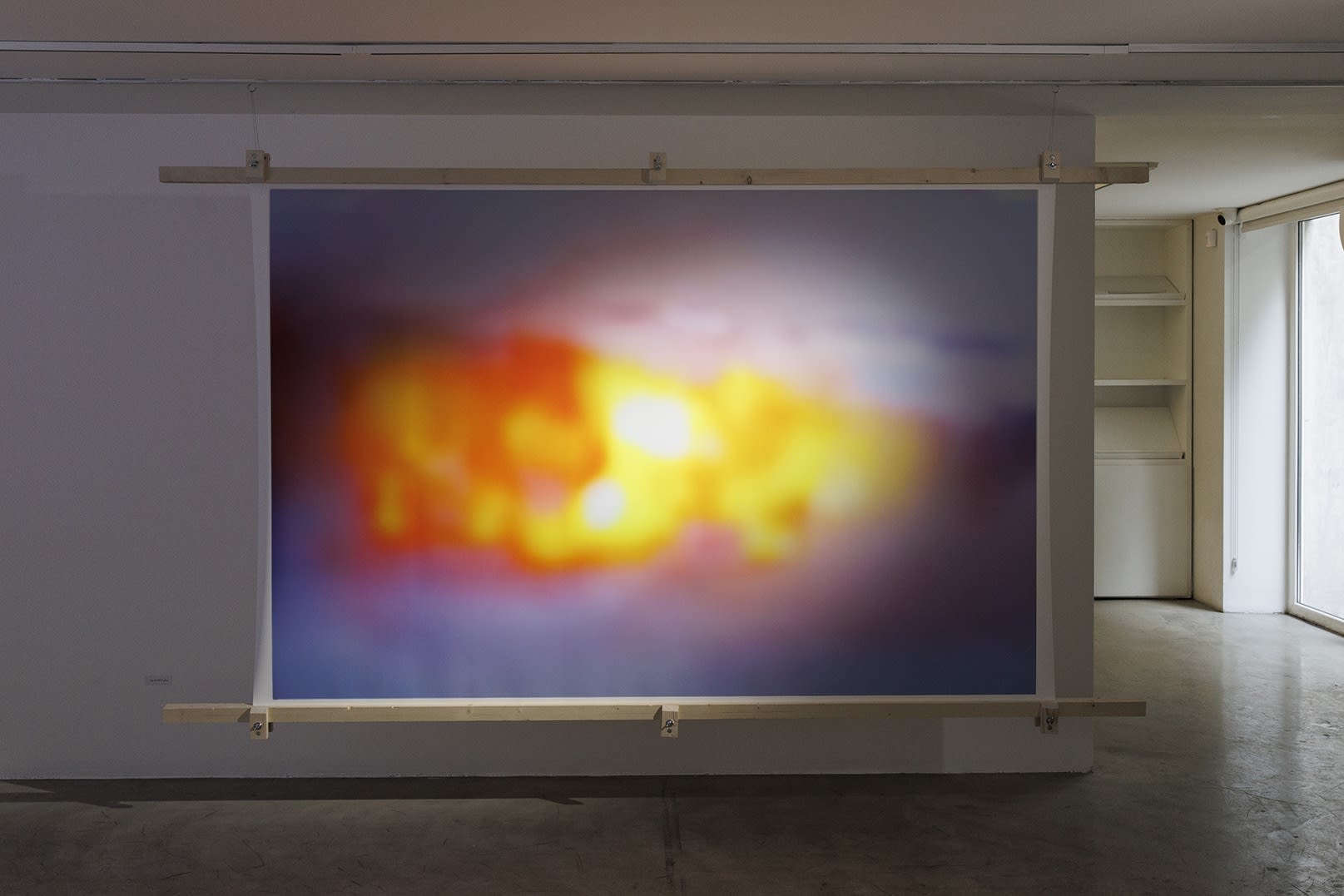 Installation view of It Comes Our Way a solo exhibition of works by Dorsa Basij.