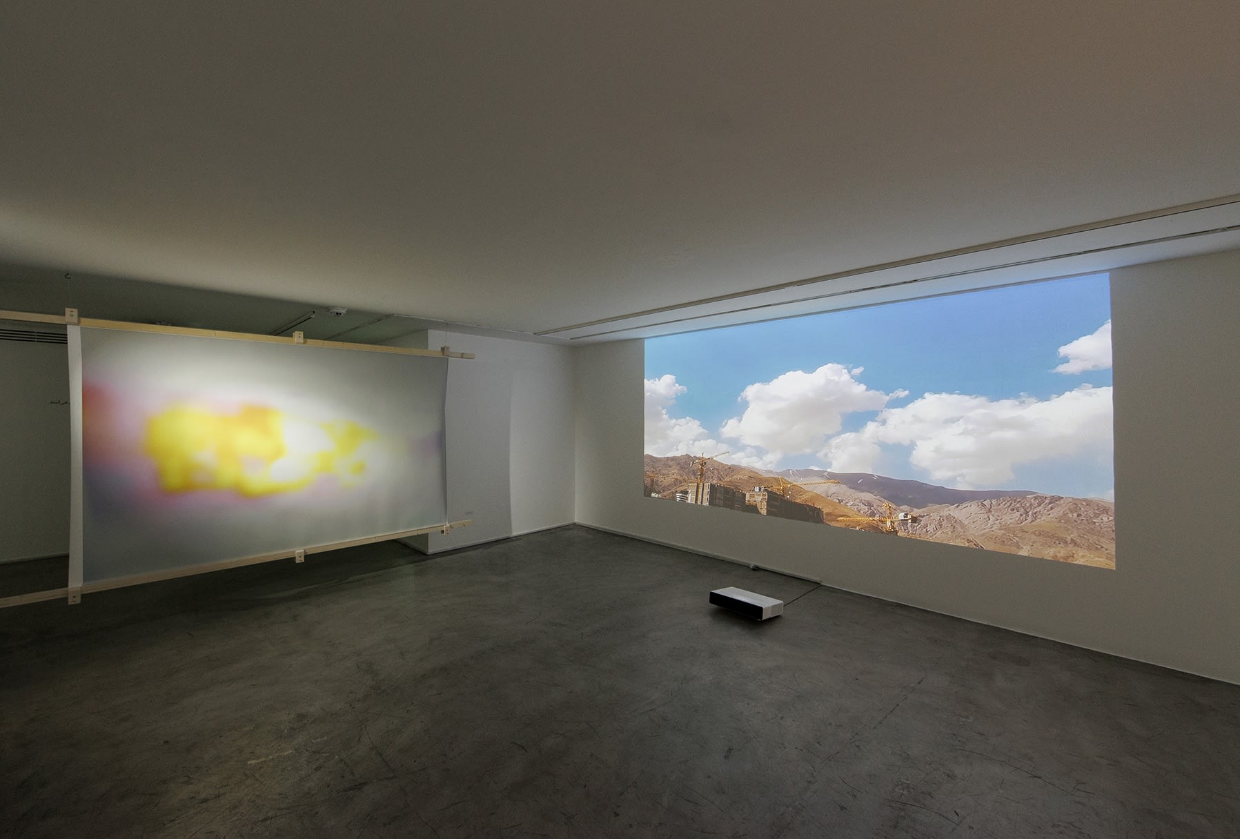 Installation view of It Comes Our Way a solo exhibition of works by Dorsa Basij.