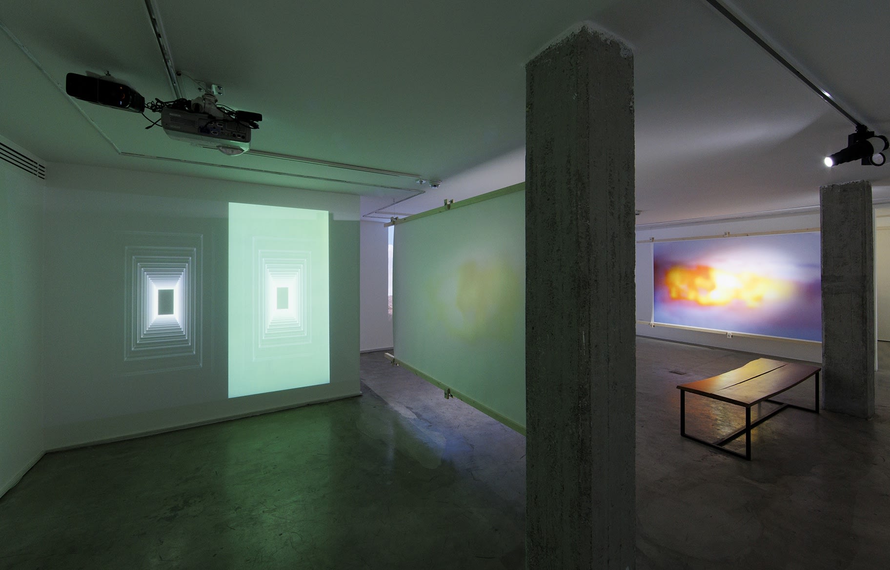 Installation view of It Comes Our Way a solo exhibition of works by Dorsa Basij.