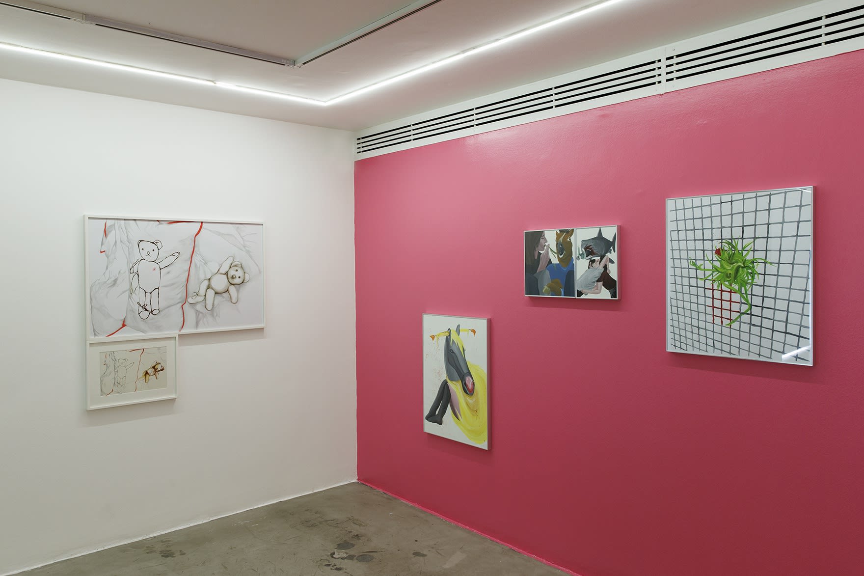 Installation View of Noah's Ark a solo exhibition of works by Nikki Fallahfar.