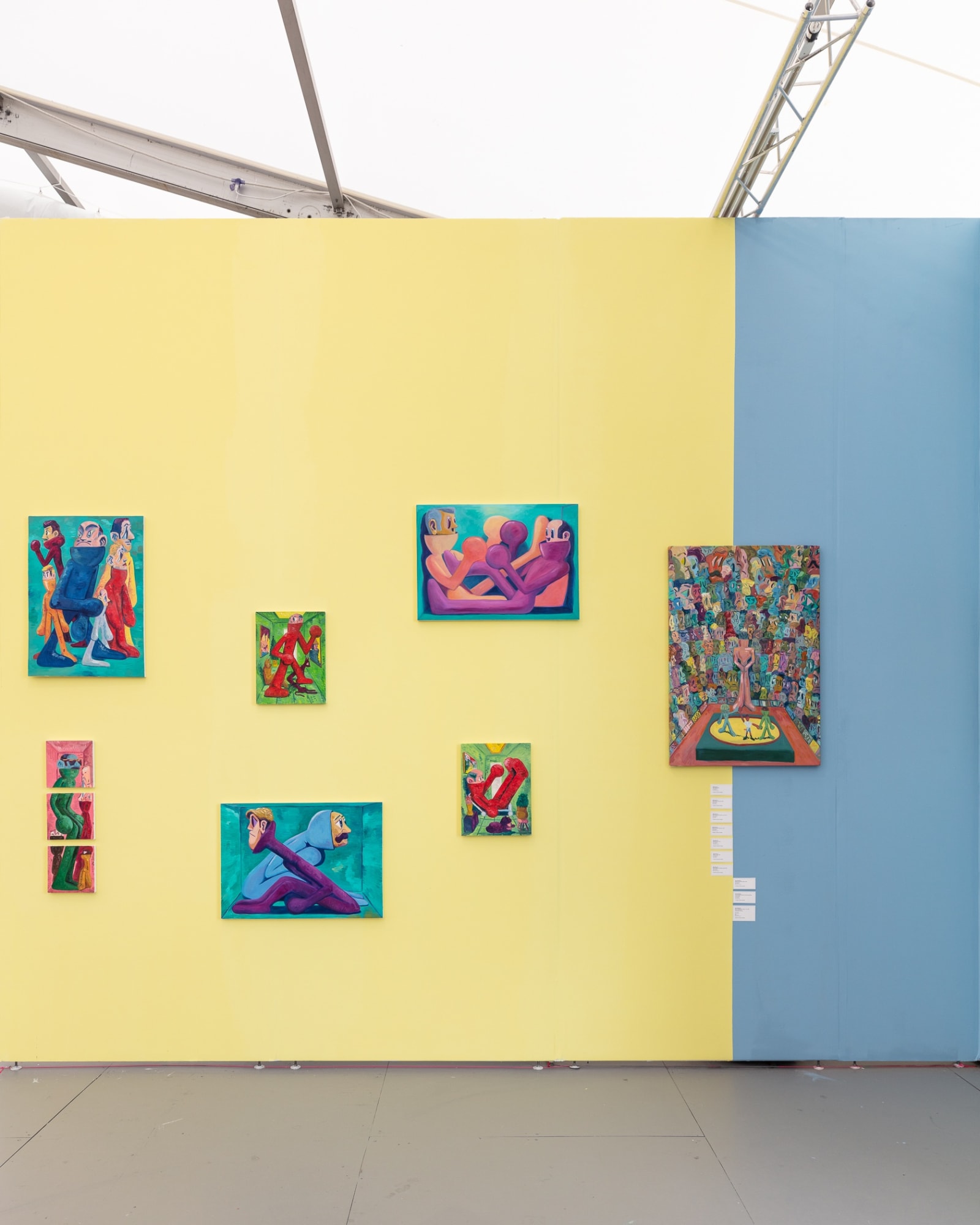 Installation view of Parallel Circuit's booth presented by Dastan Gallery.