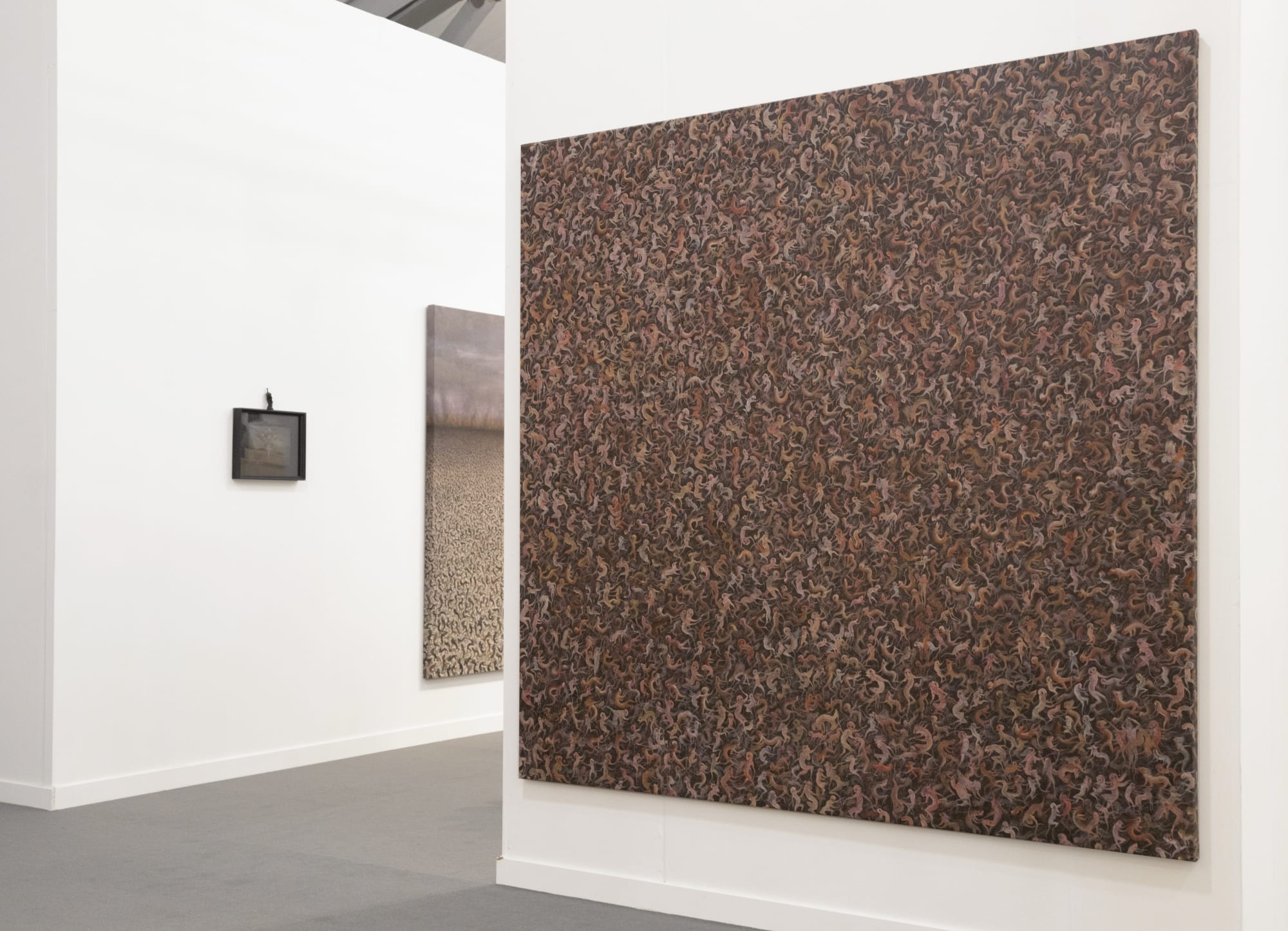 Installation view of Dastan's booth at Frieze LA 2023 Los Angeles, USA