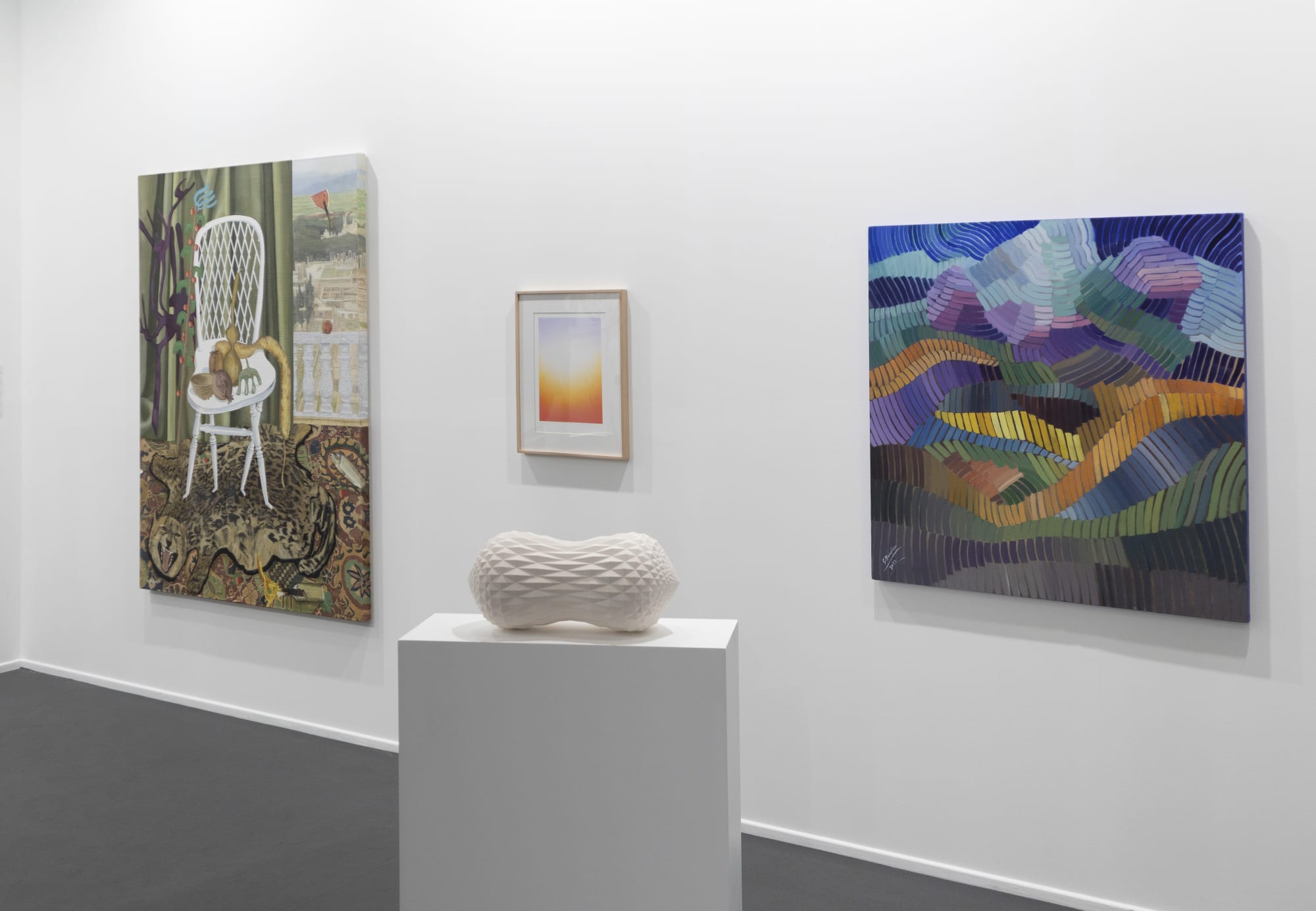Installation View of Dastan's Booth Art Dubai 2023.